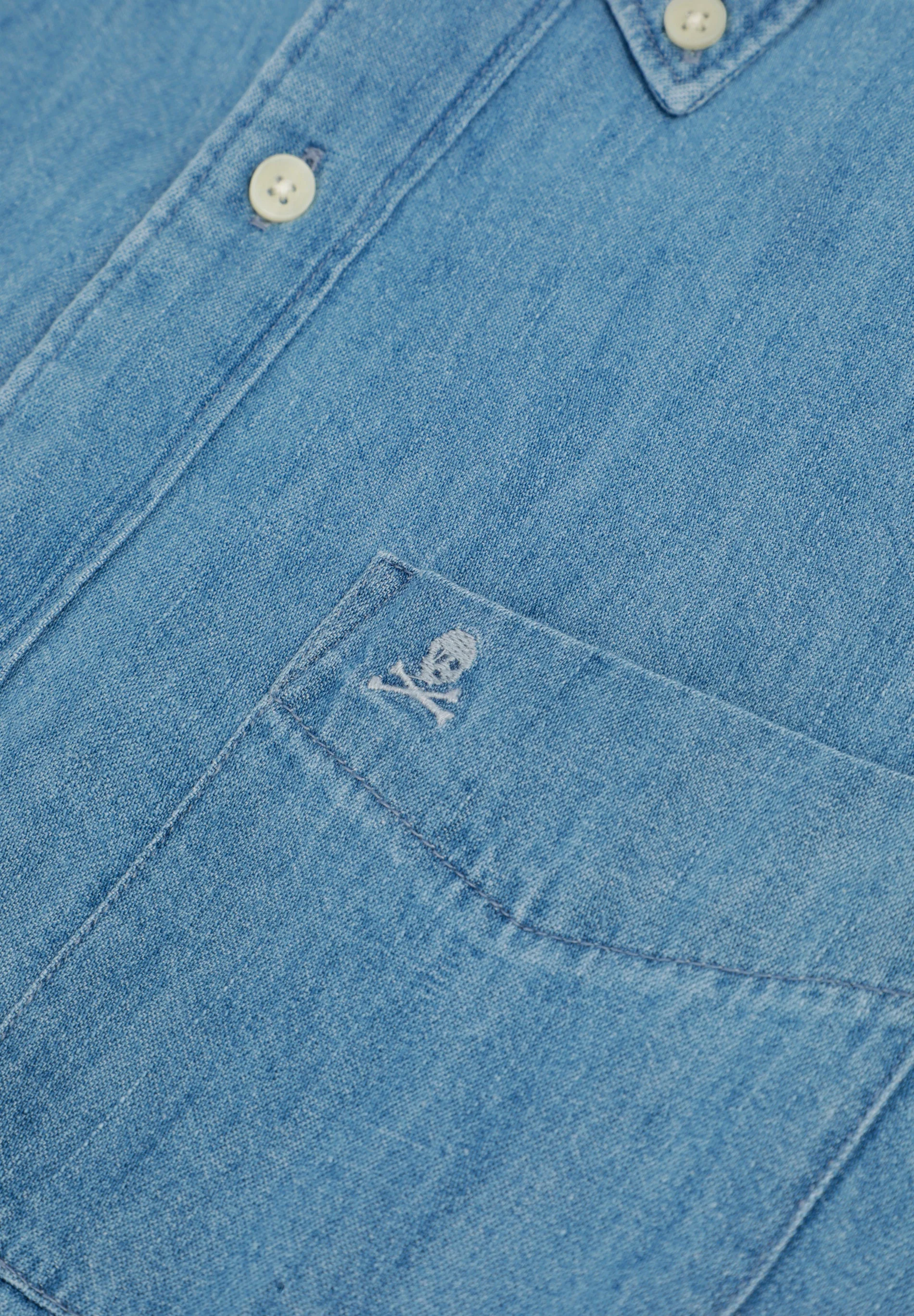 REGULAR FIT DENIM SHIRT - Image 8