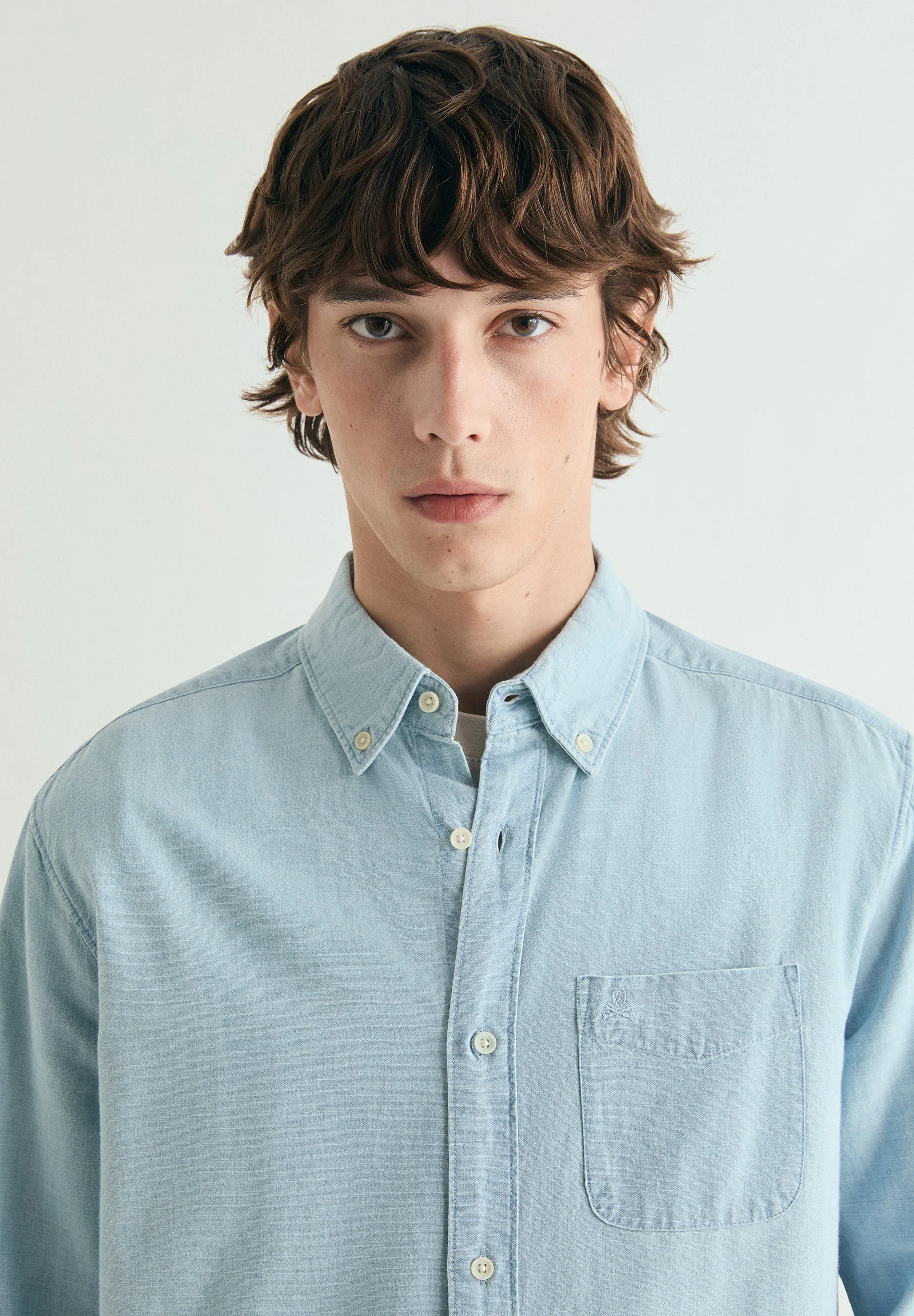 REGULAR FIT DENIM SHIRT - Image 3