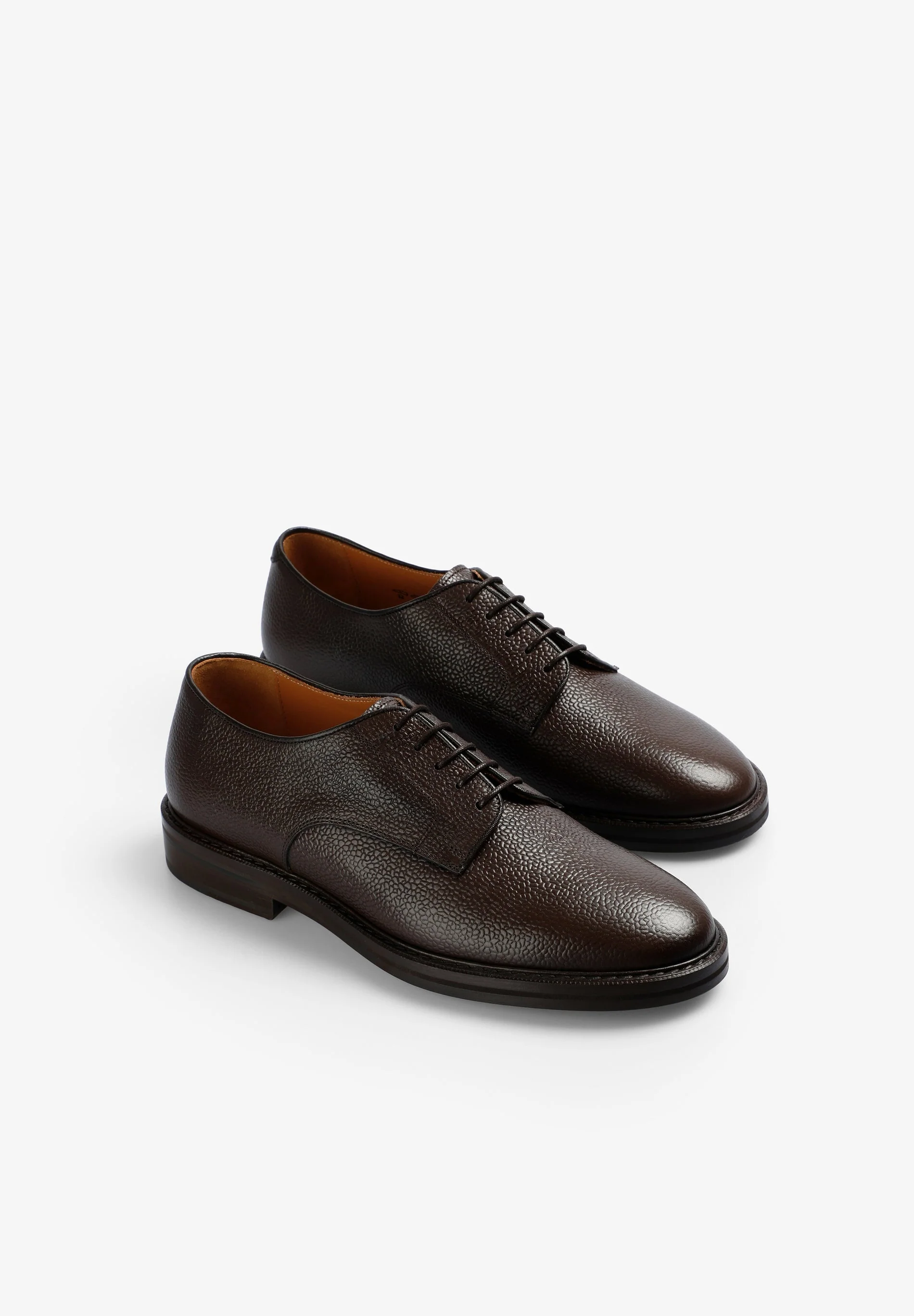 LEATHER DERBY SHOES - Image 2