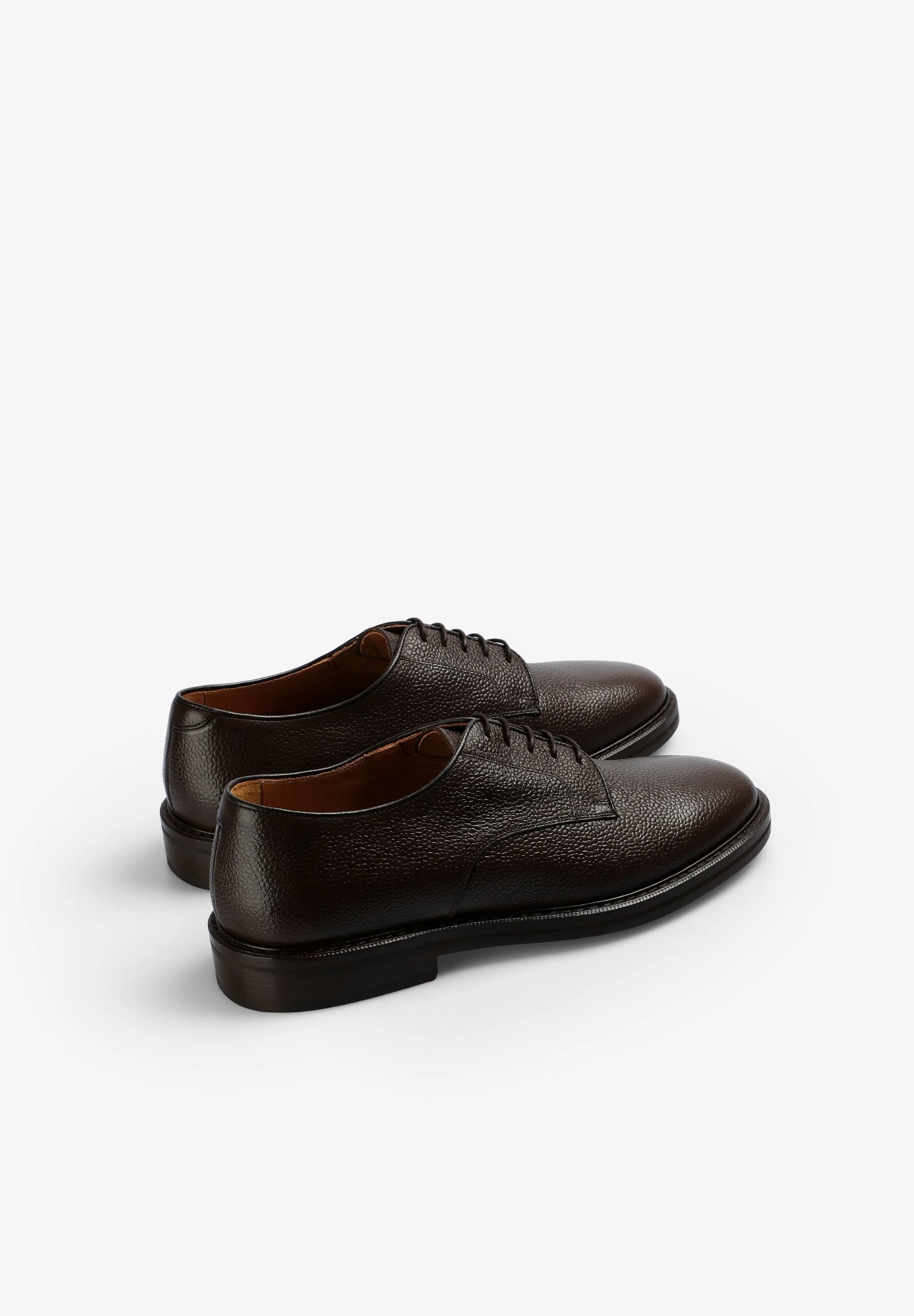 LEATHER DERBY SHOES - Image 3