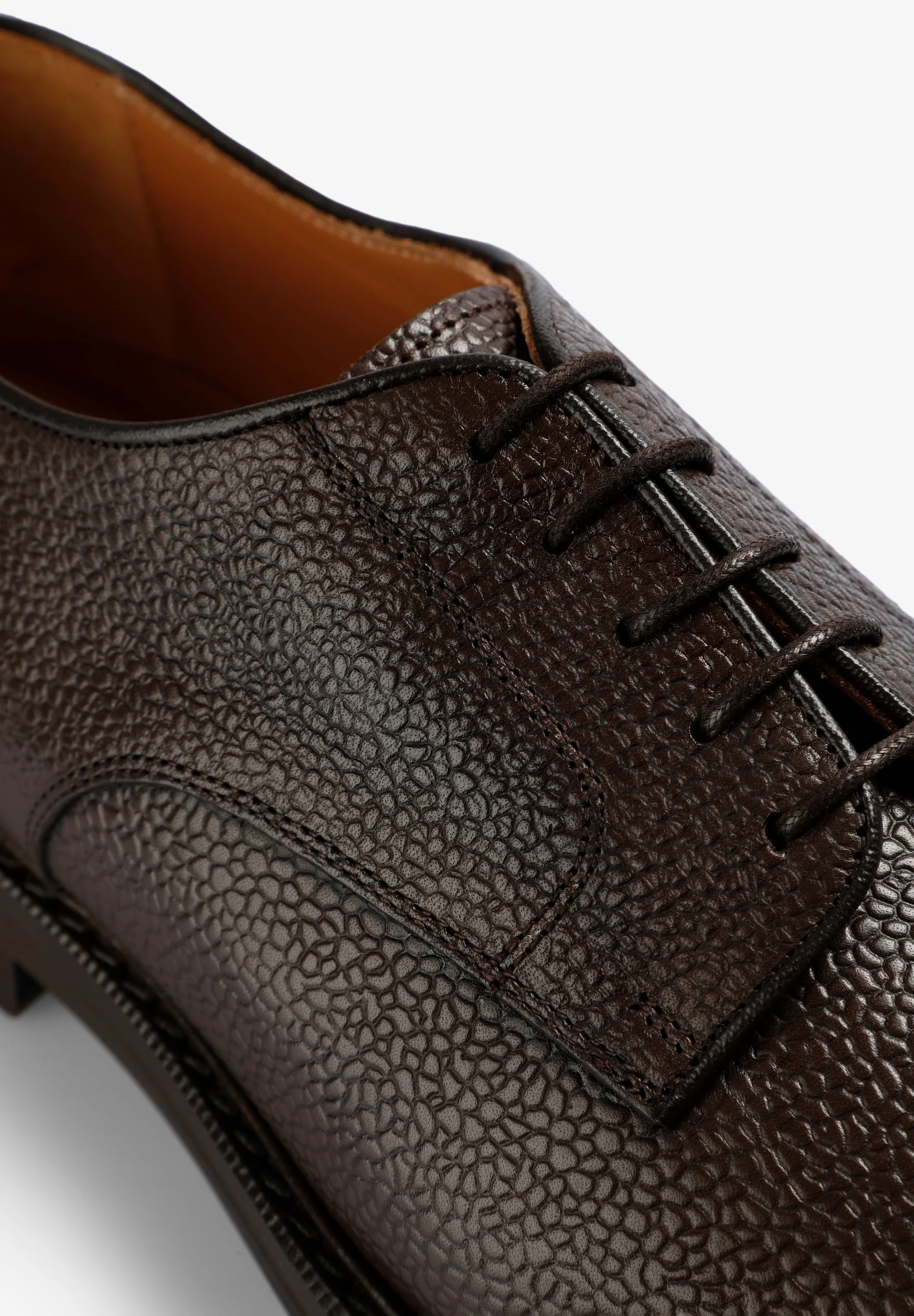 LEATHER DERBY SHOES - Image 6