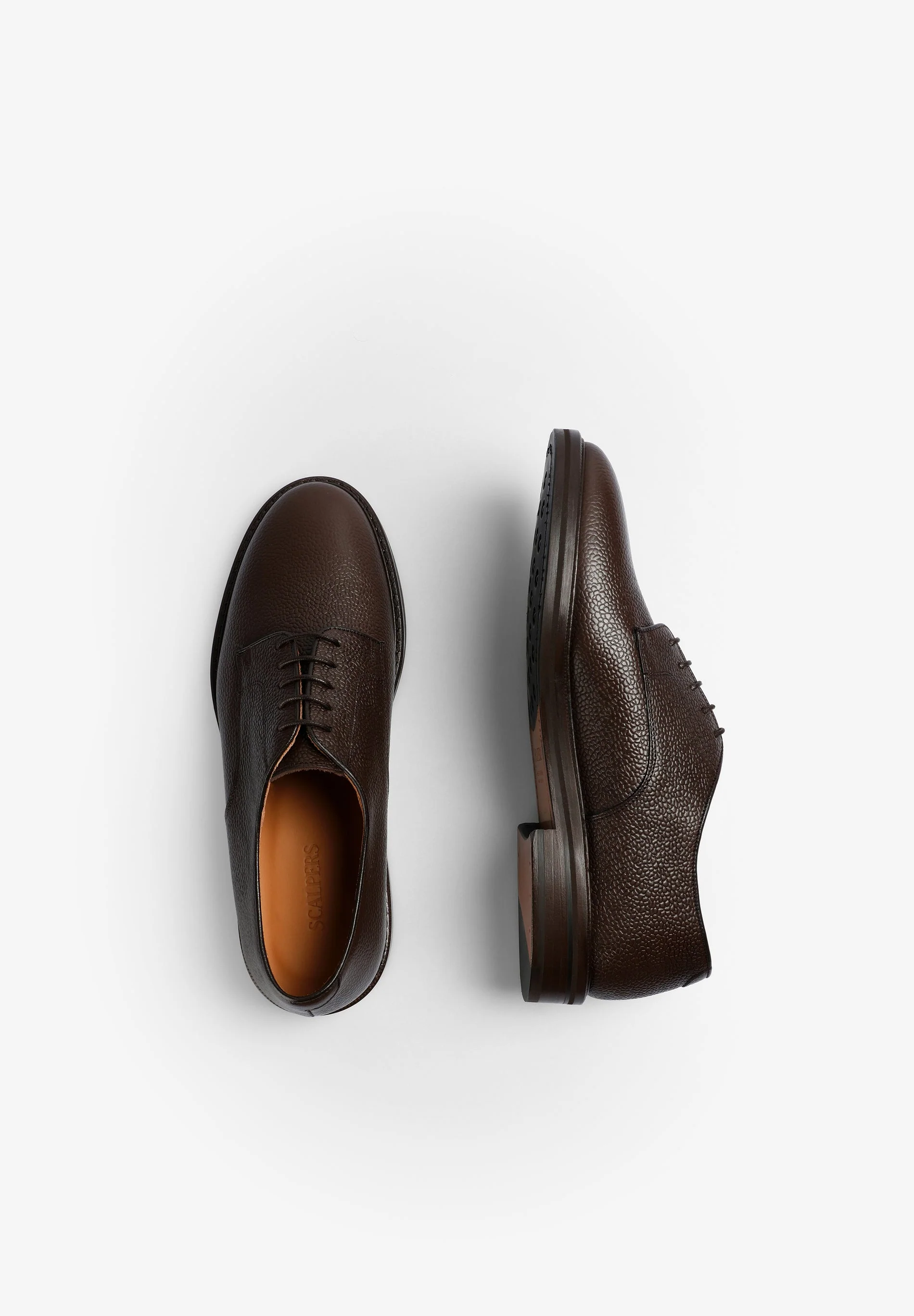 LEATHER DERBY SHOES - Image 8