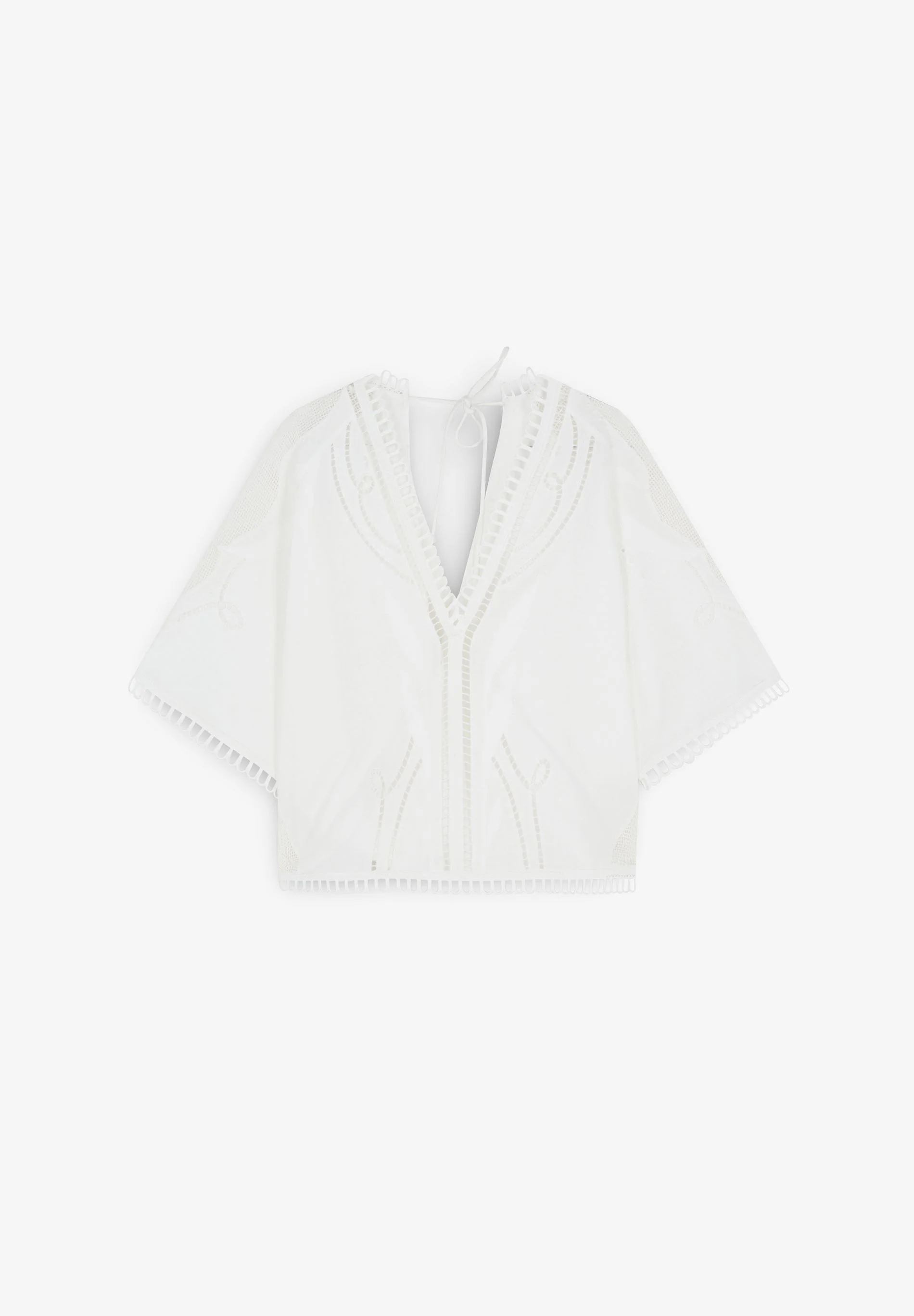 BLOUSE WITH LACE DETAILS - Image 5