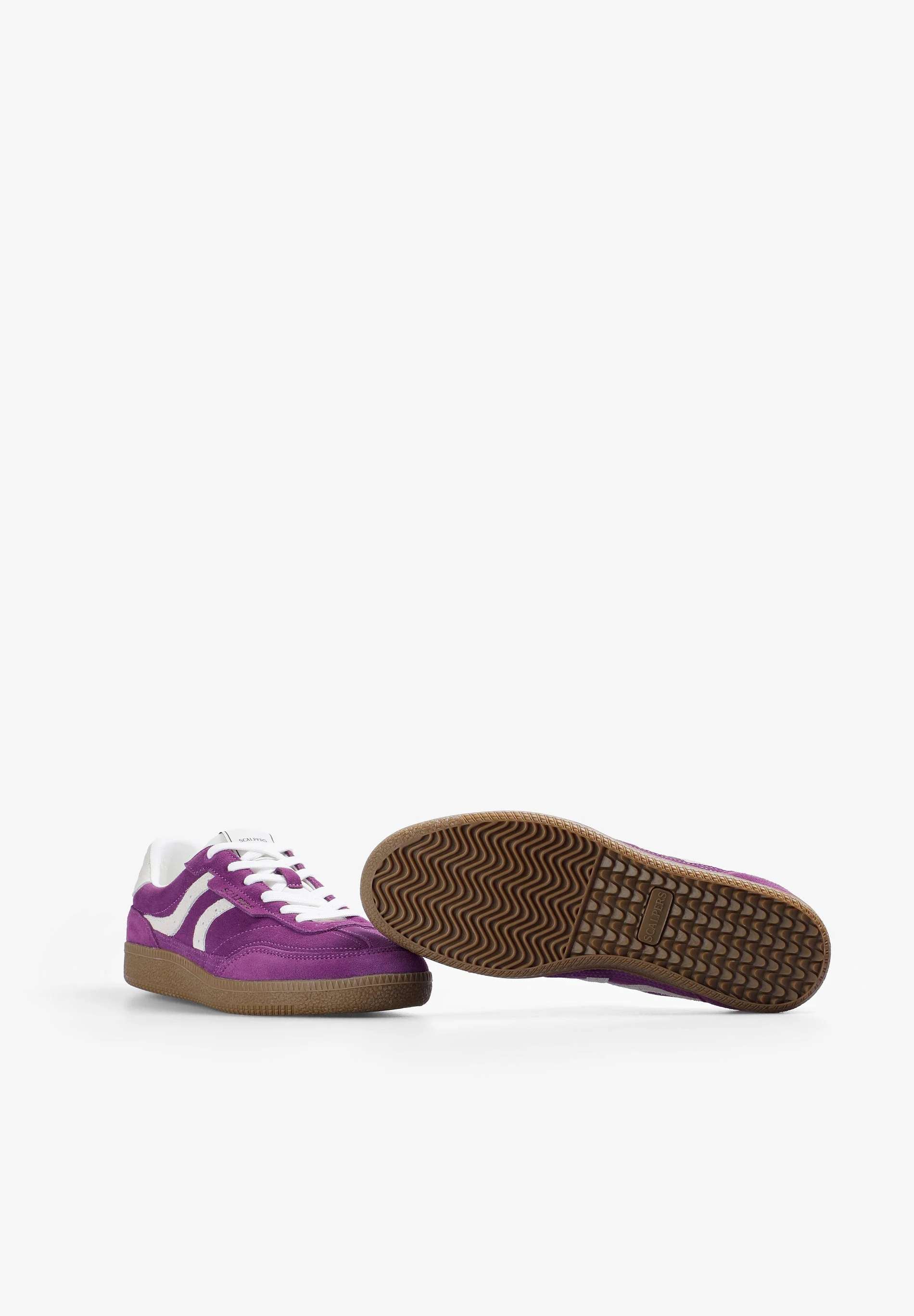 TWO-TONE LEATHER SNEAKERS - Image 4
