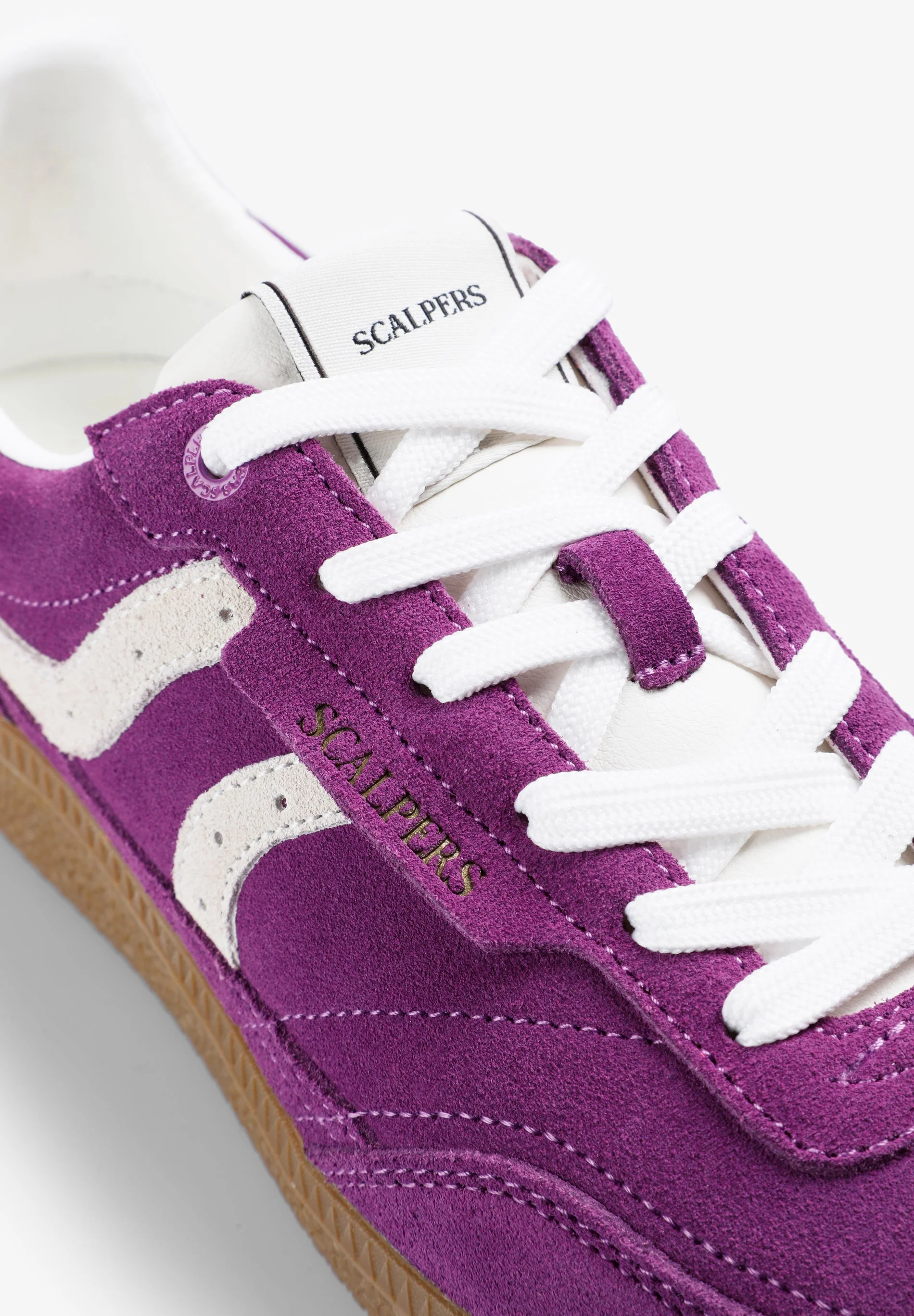 TWO-TONE LEATHER SNEAKERS - Image 6