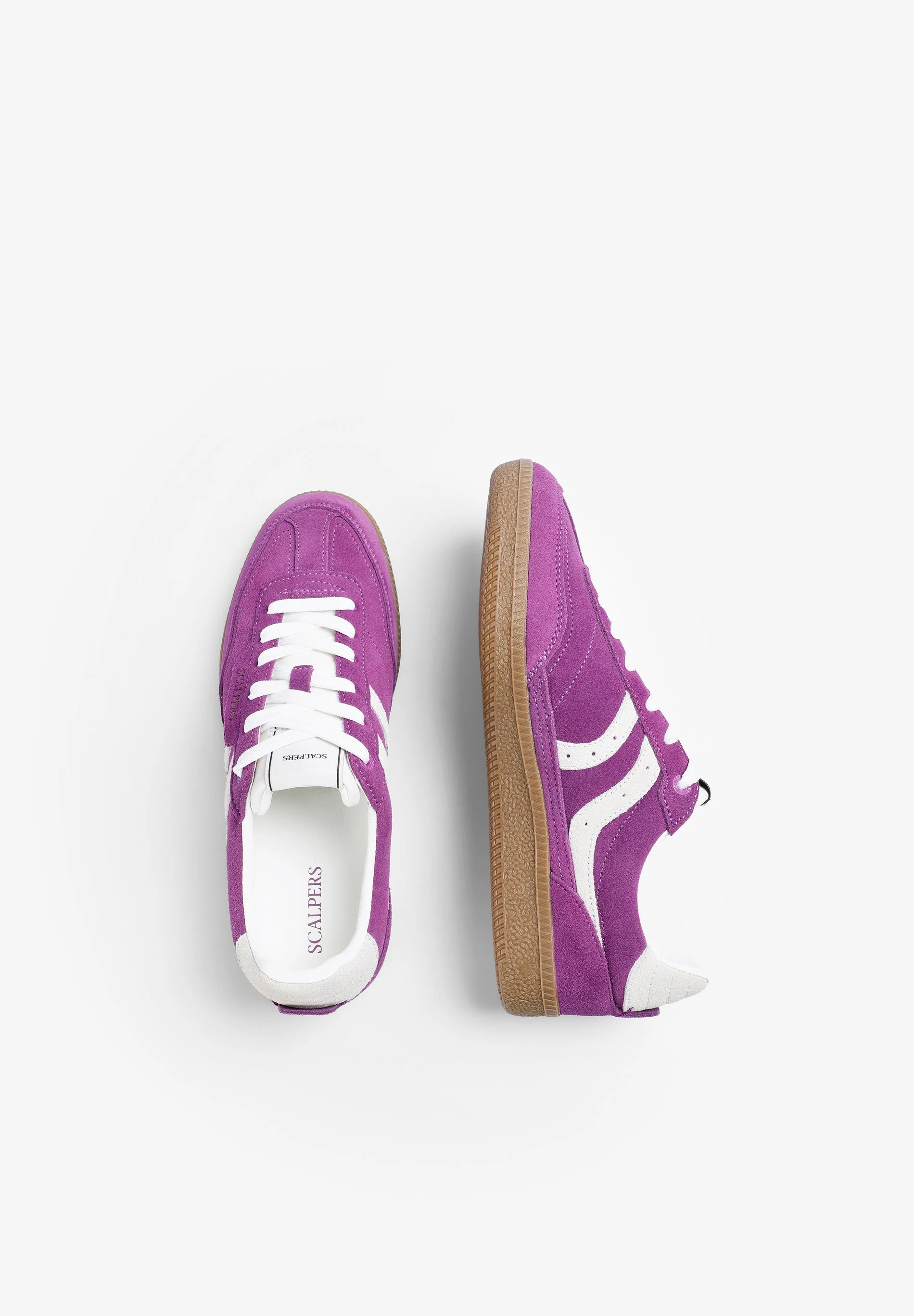 TWO-TONE LEATHER SNEAKERS - Image 8