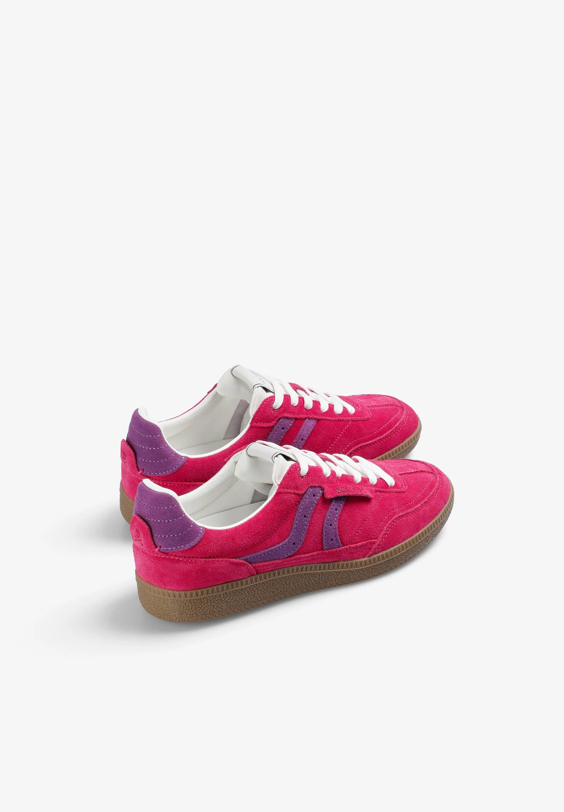 TWO-TONE LEATHER SNEAKERS - Image 3