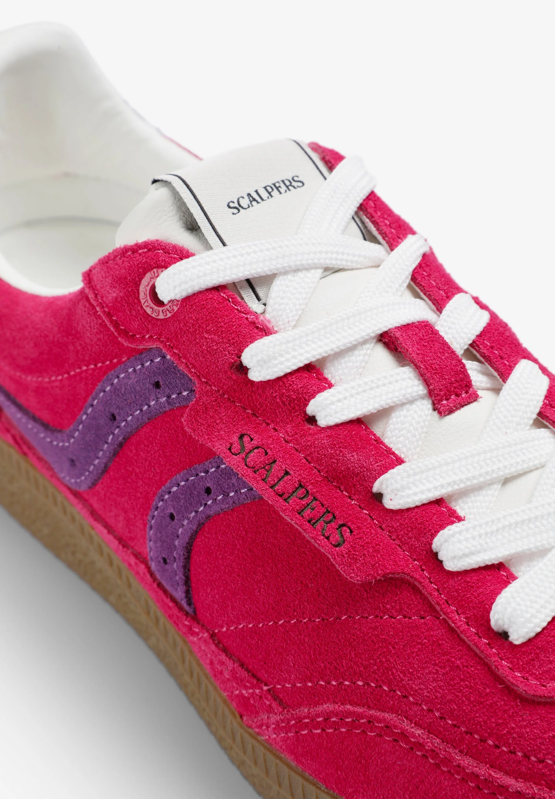 TWO-TONE LEATHER SNEAKERS - Image 6