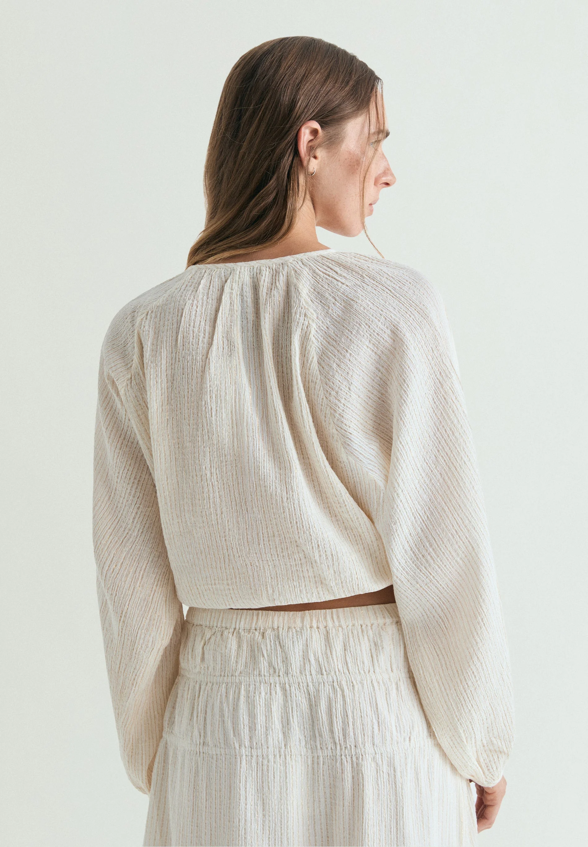 LUREX STRIPED BLOUSE - Image 3