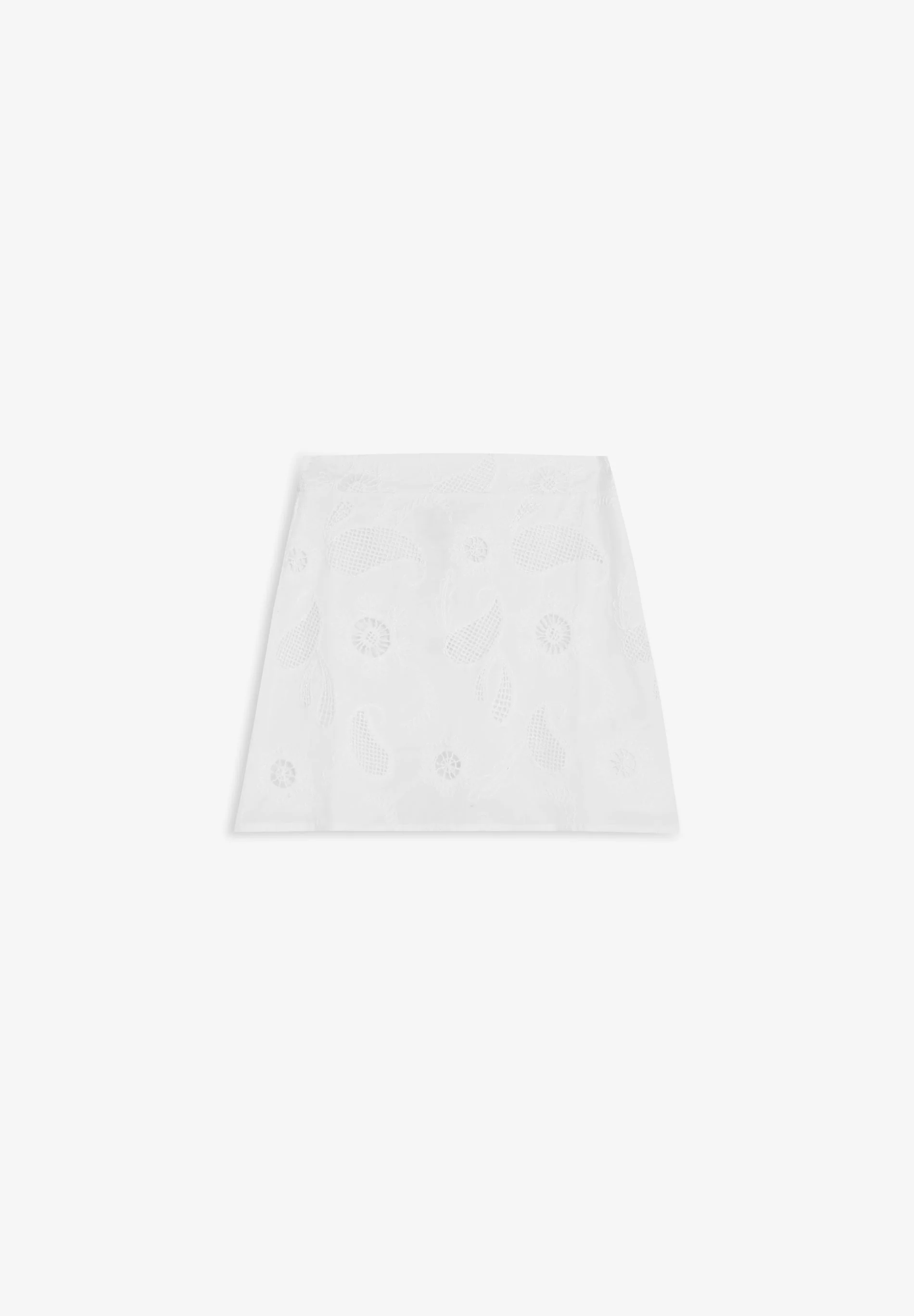 PERFORATED EMBROIDERED SKIRT - Image 5