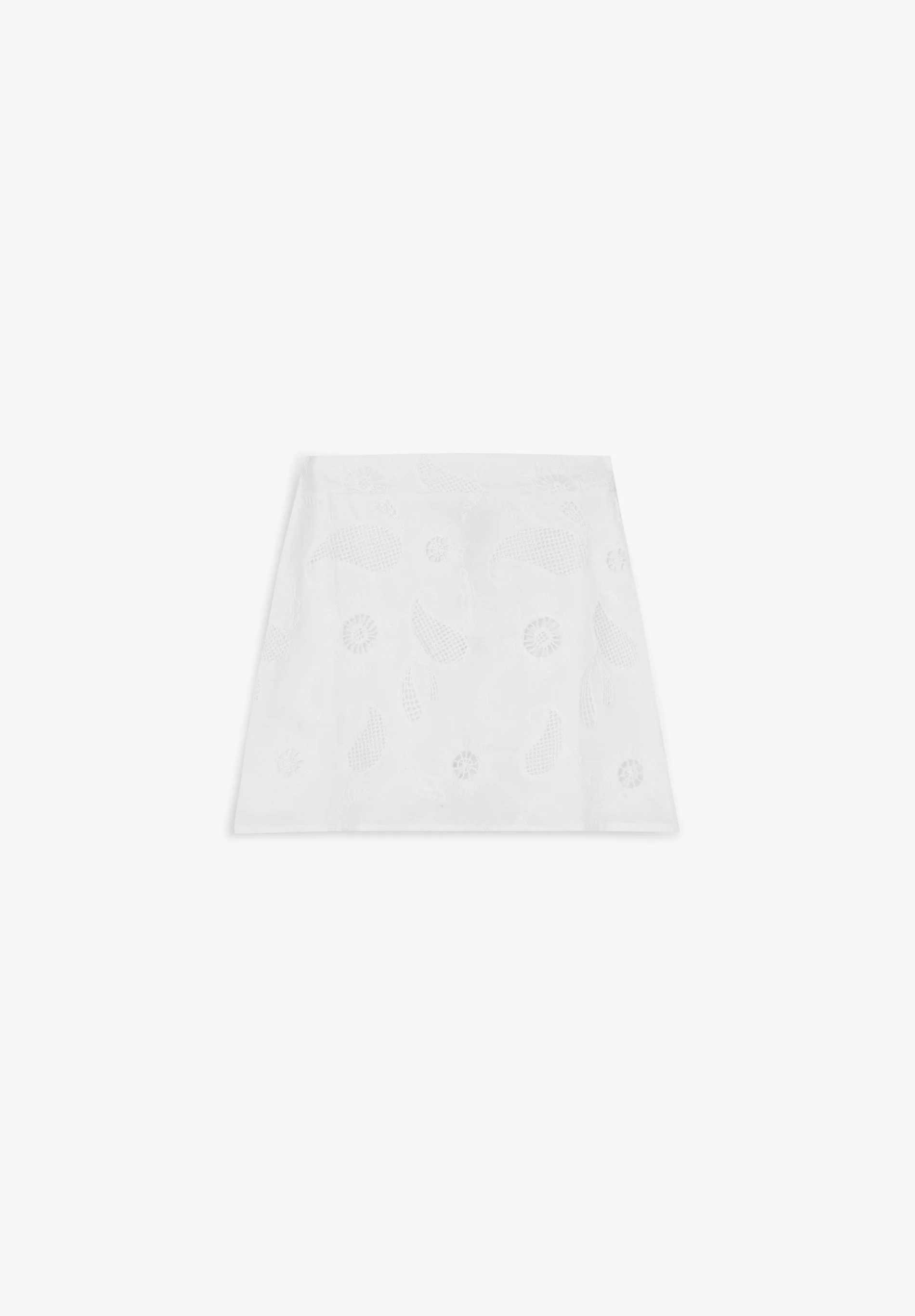 PERFORATED EMBROIDERED SKIRT - Image 6