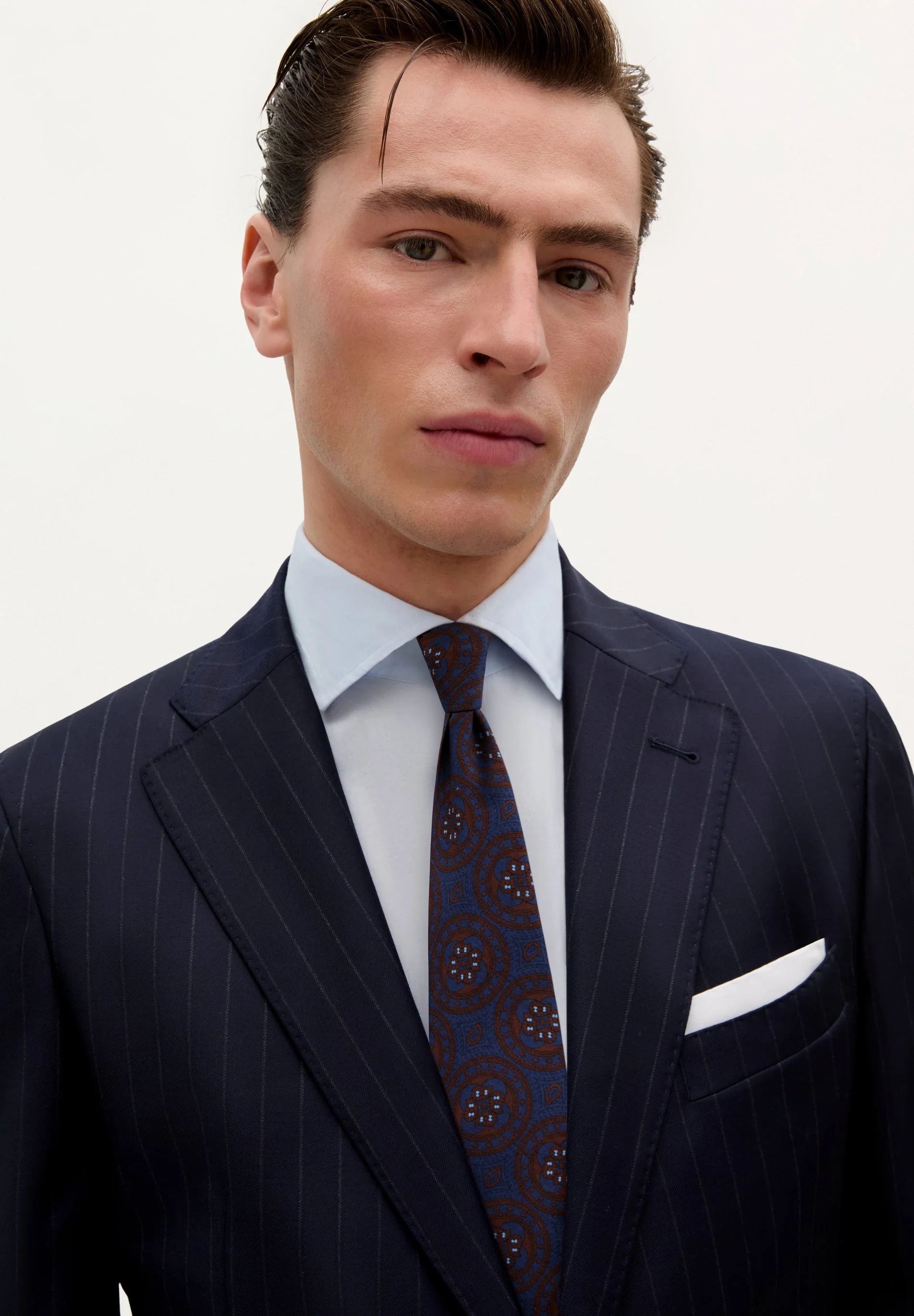 WOOL PINSTRIPE BLAZER - Image 3