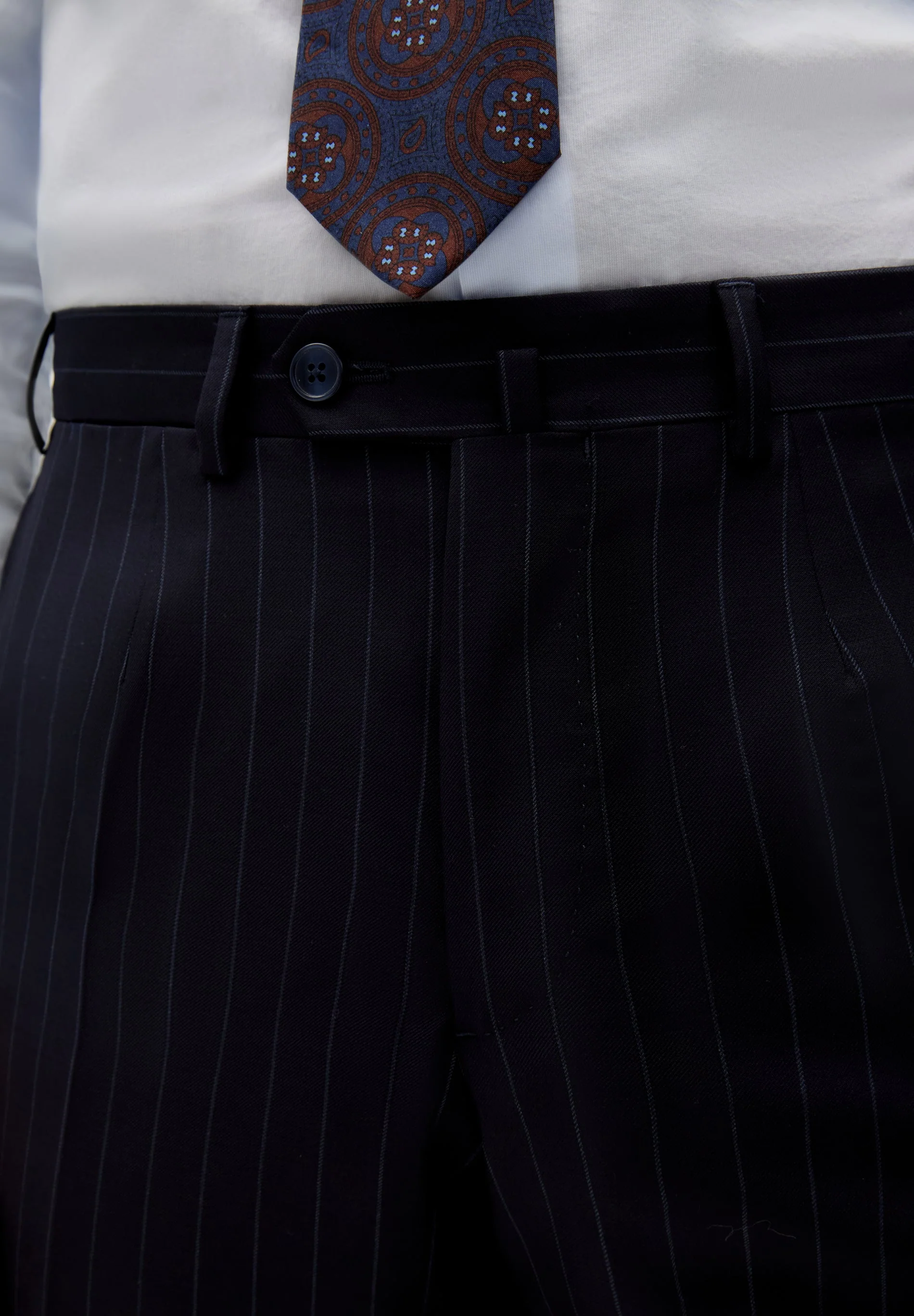 SUIT PINSTRIPE TROUSERS - Image 4