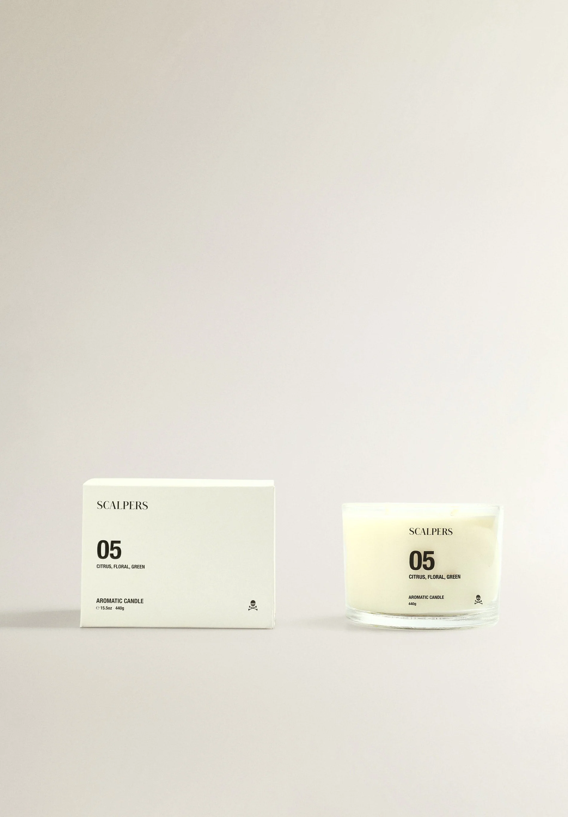 05 CITRUS, FLORAL, GREEN 440G SCENTED CANDLE - Image 4