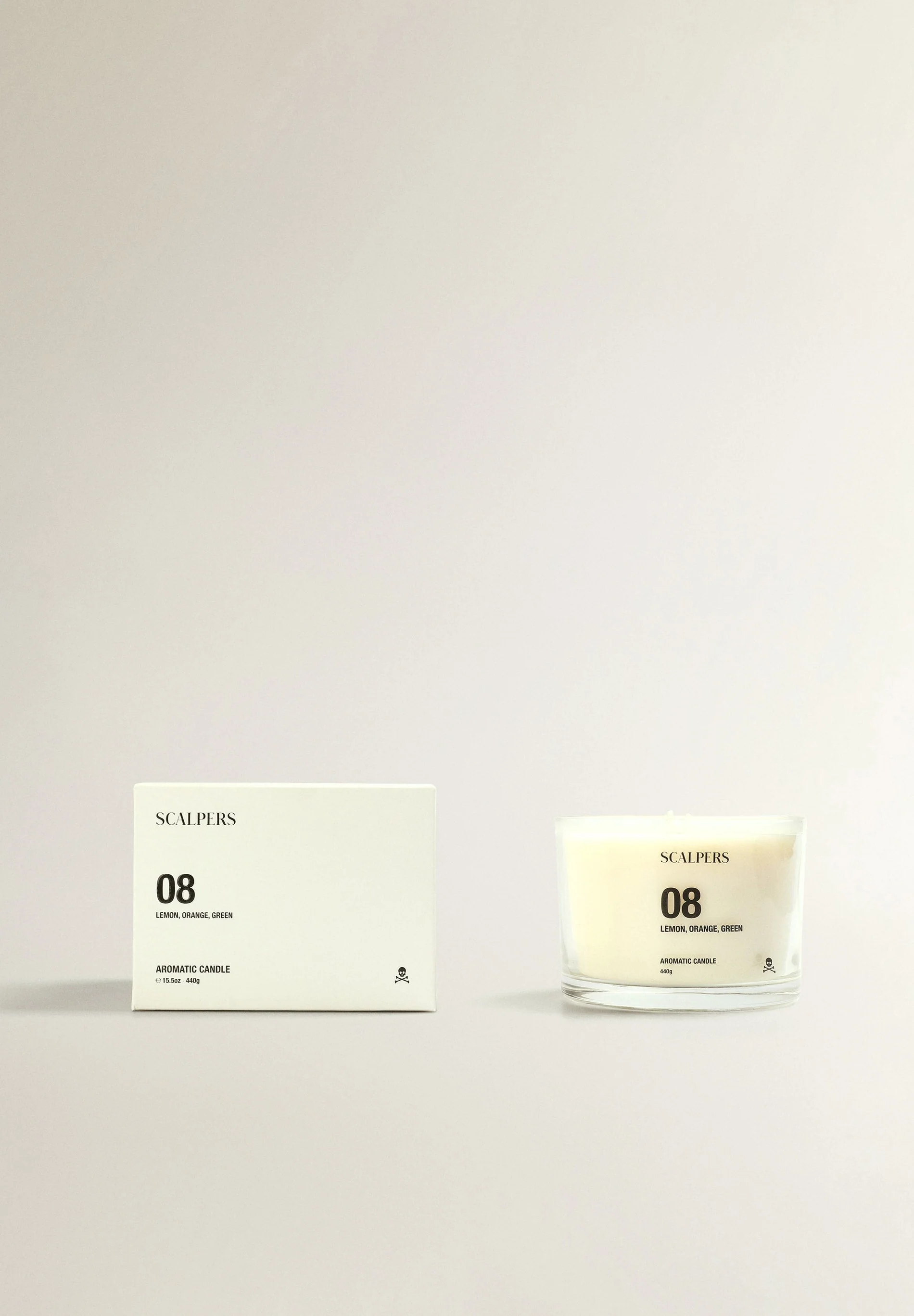 08 LEMON, ORANGE, GREEN 440G SCENTED CANDLE - Image 4