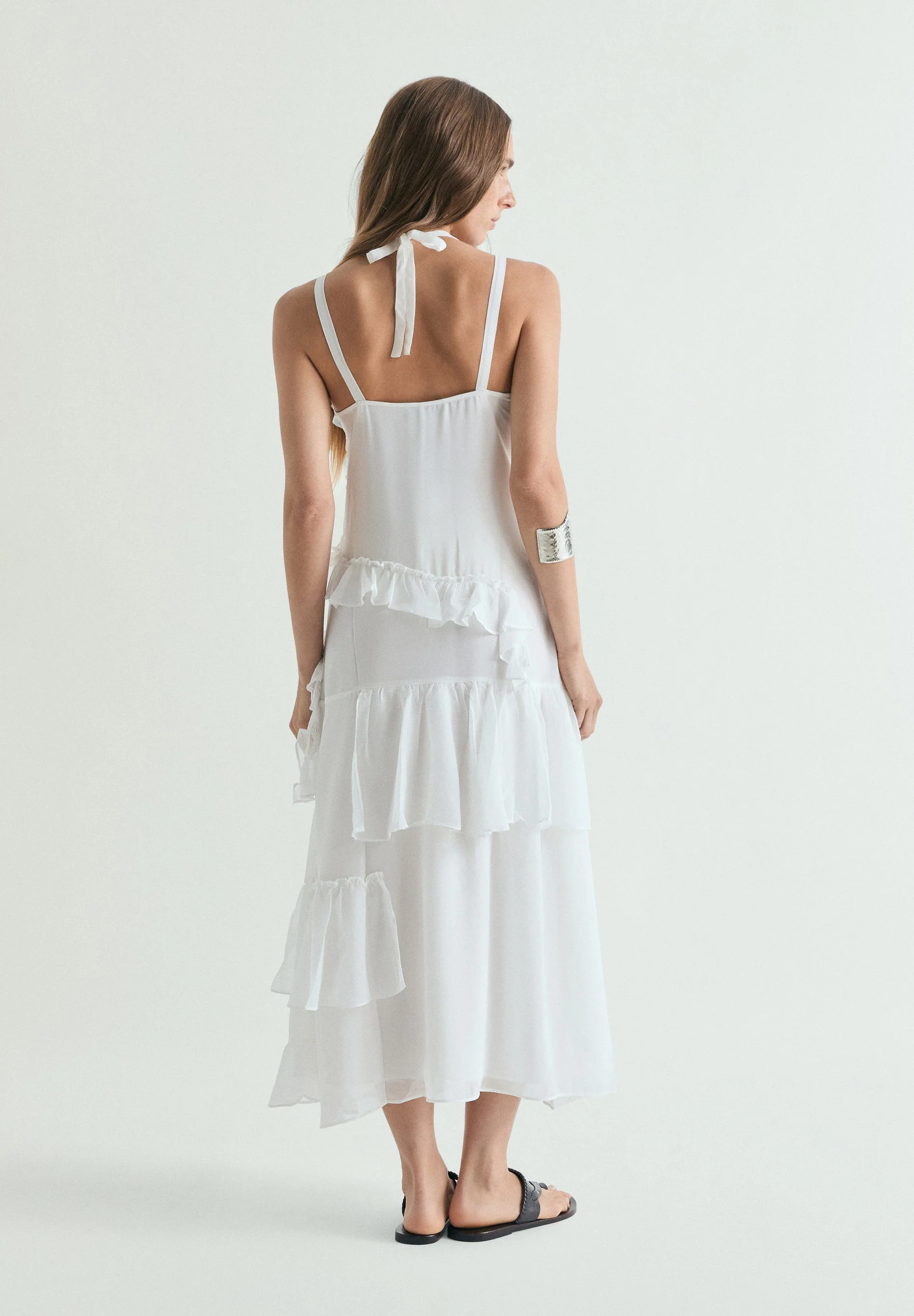 LACE DRESS WITH RUFFLES - Image 3