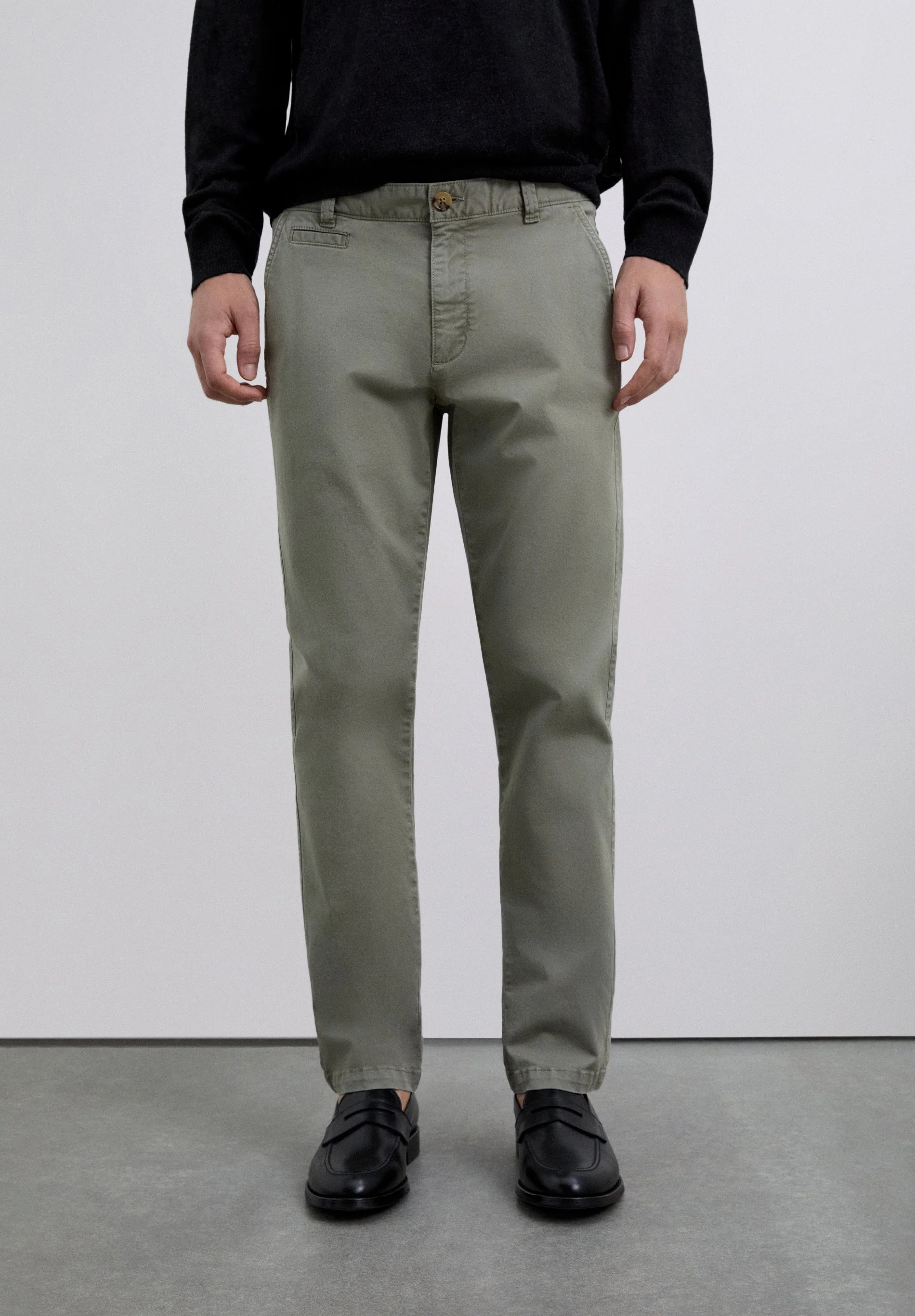 CASUAL CHINO TROUSERS - Image 2