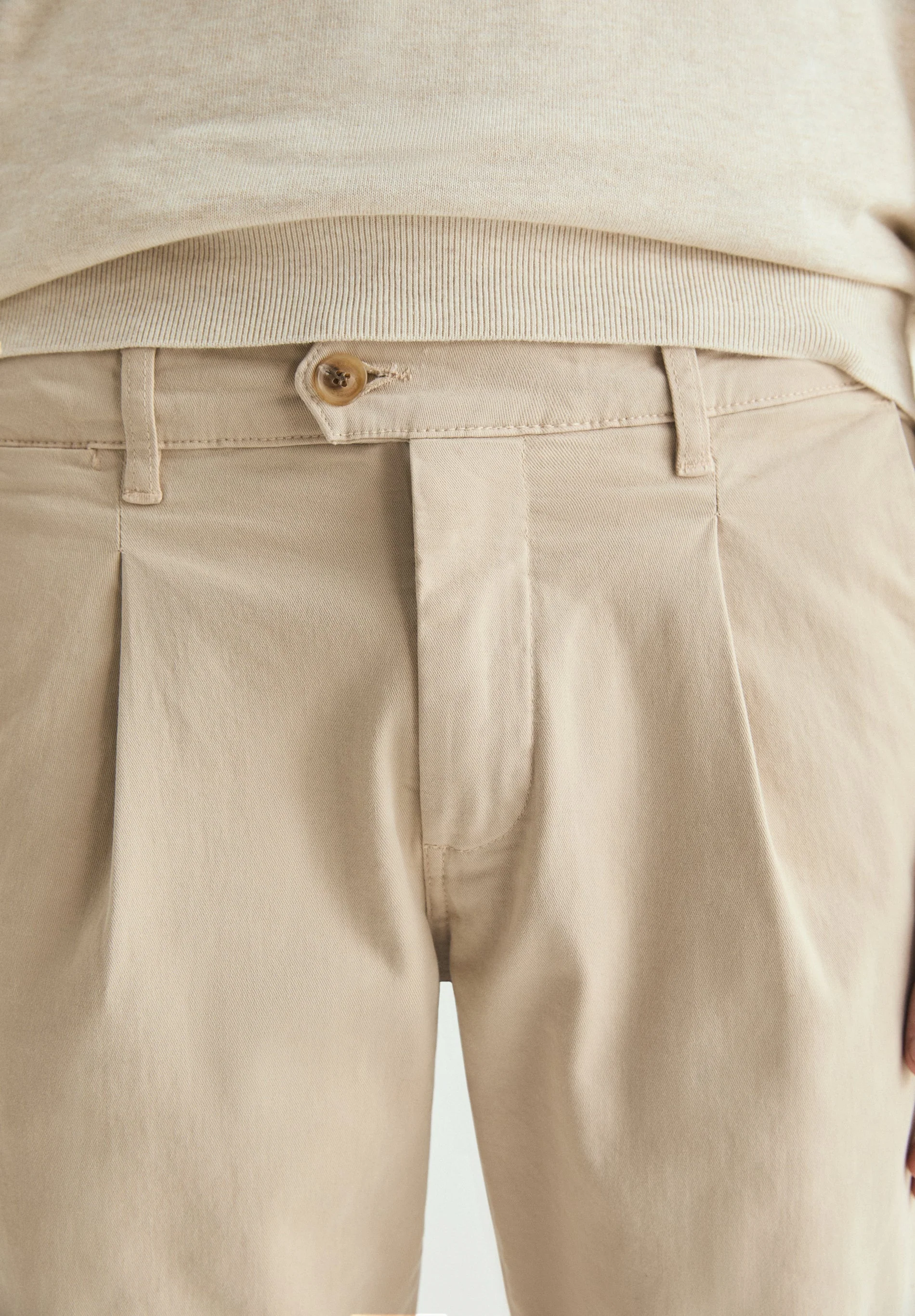 CHINO TROUSERS WITH DARTS - Image 3
