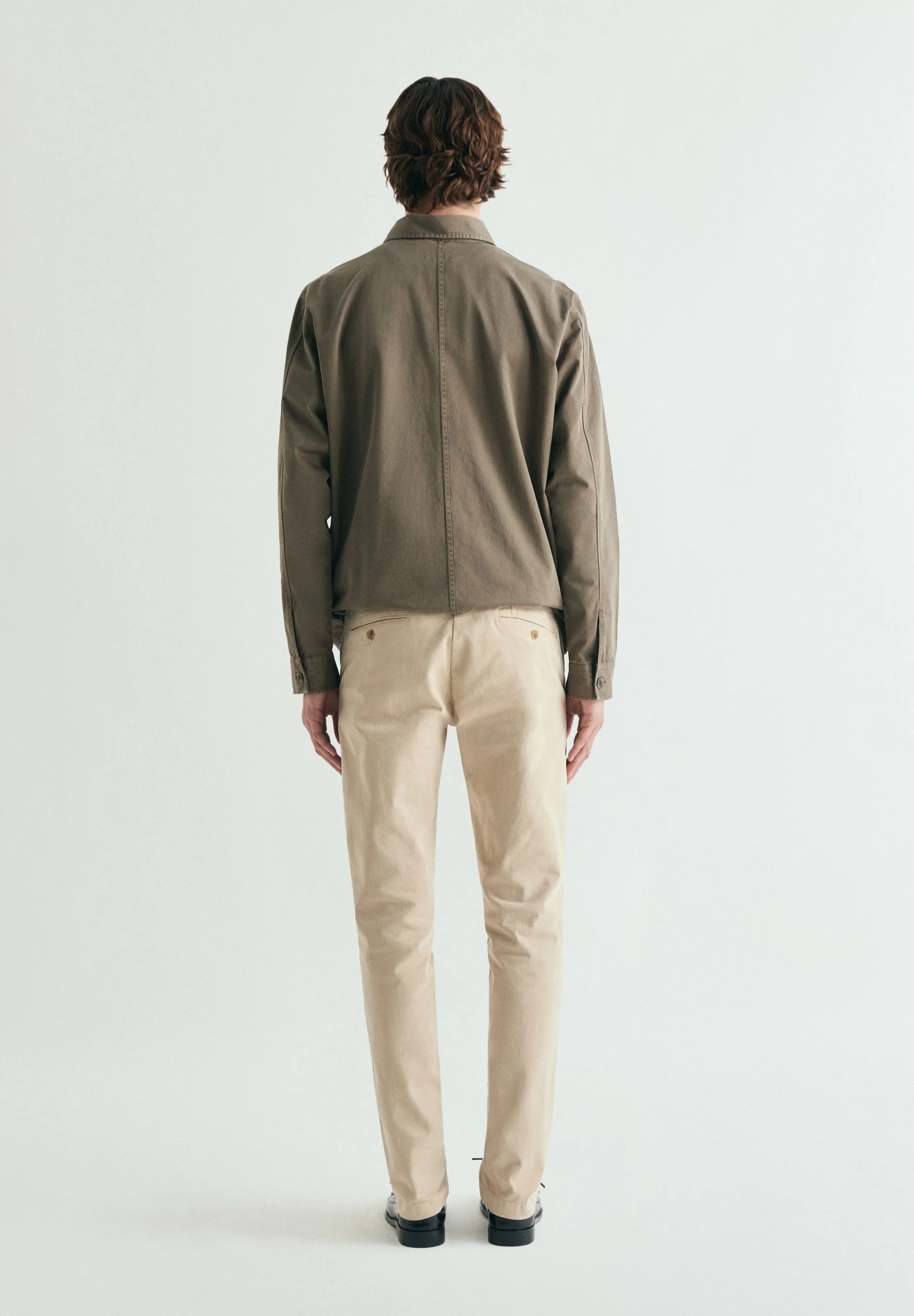 CHINO TROUSERS WITH DARTS - Image 4