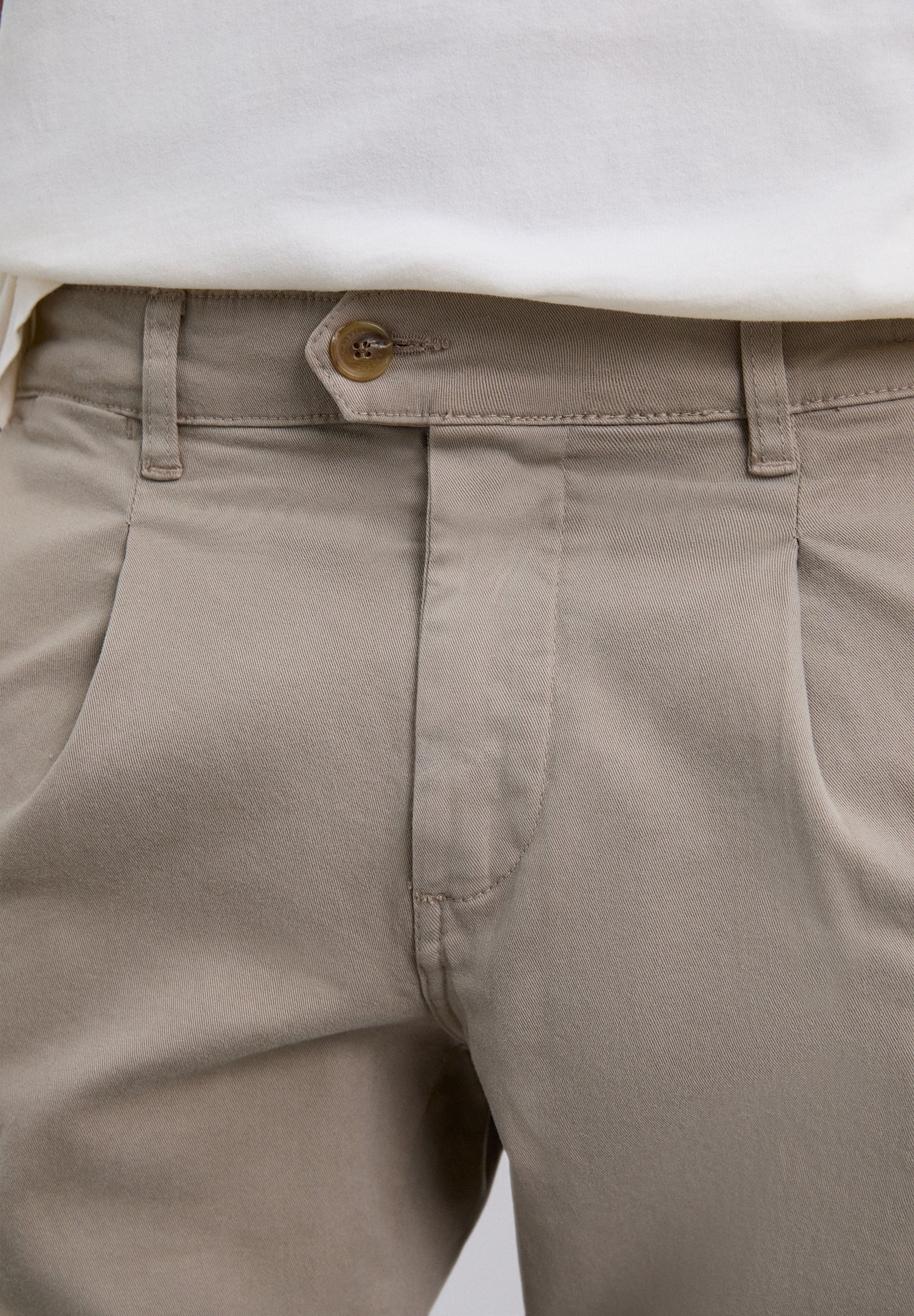 CHINO TROUSERS WITH DARTS - Image 3