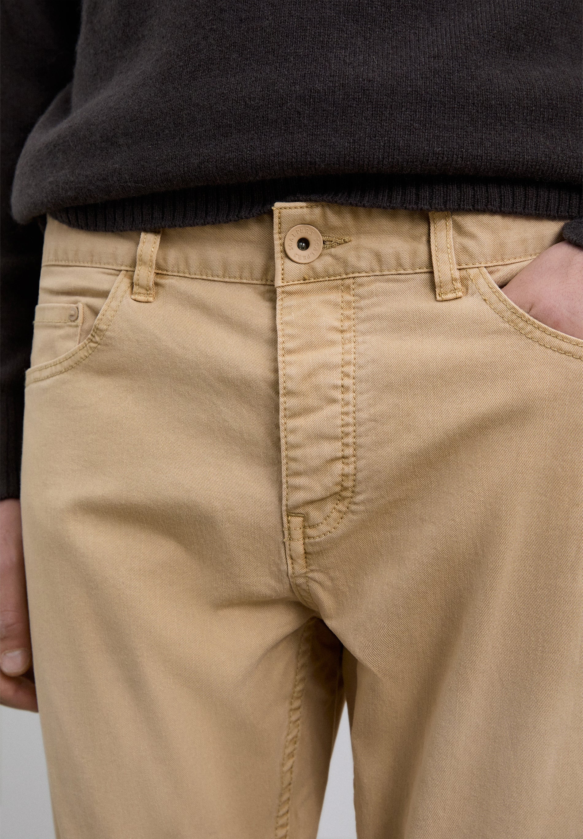 COTTON CHINO TROUSERS - Image 3