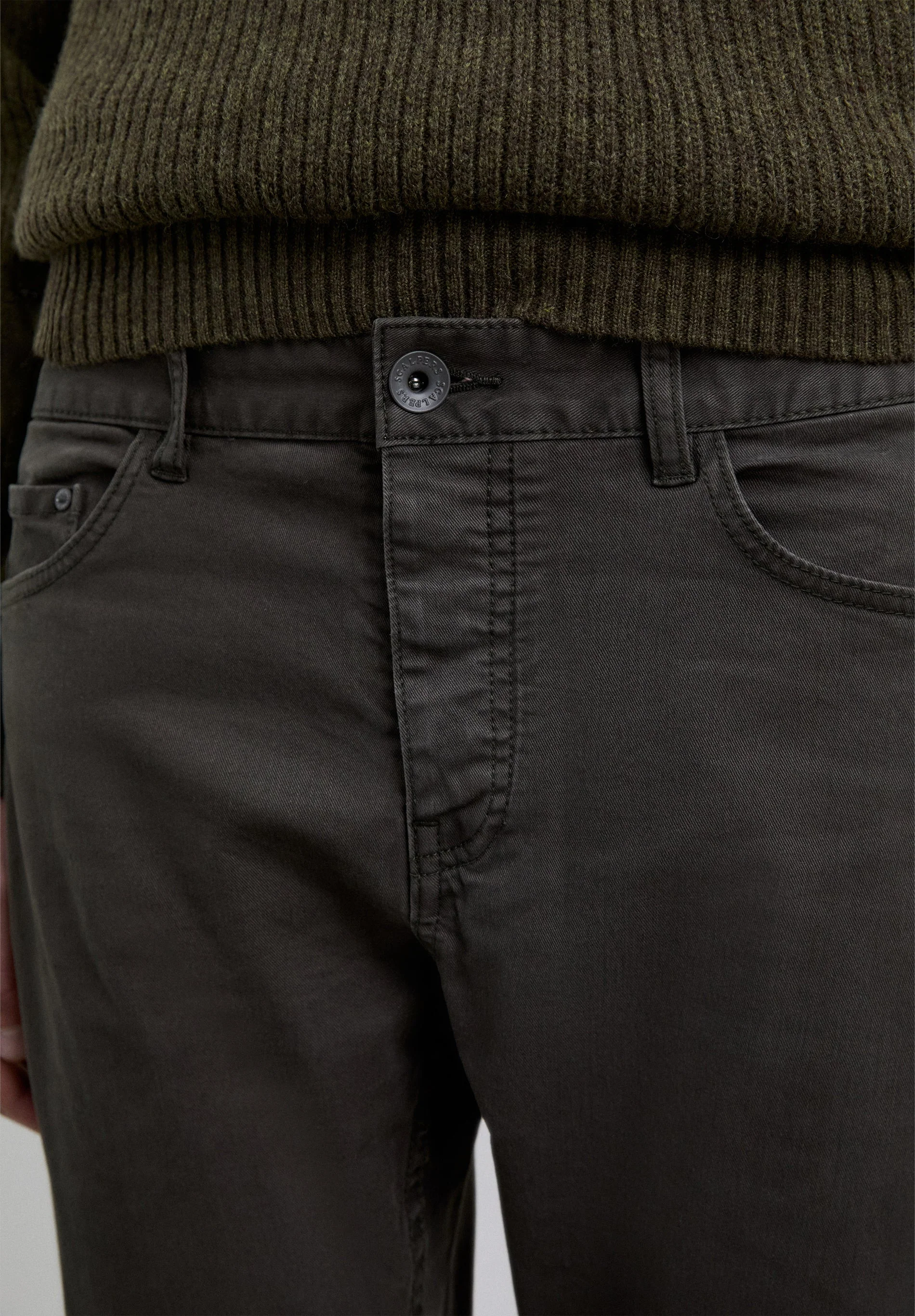 COTTON CHINO TROUSERS - Image 3
