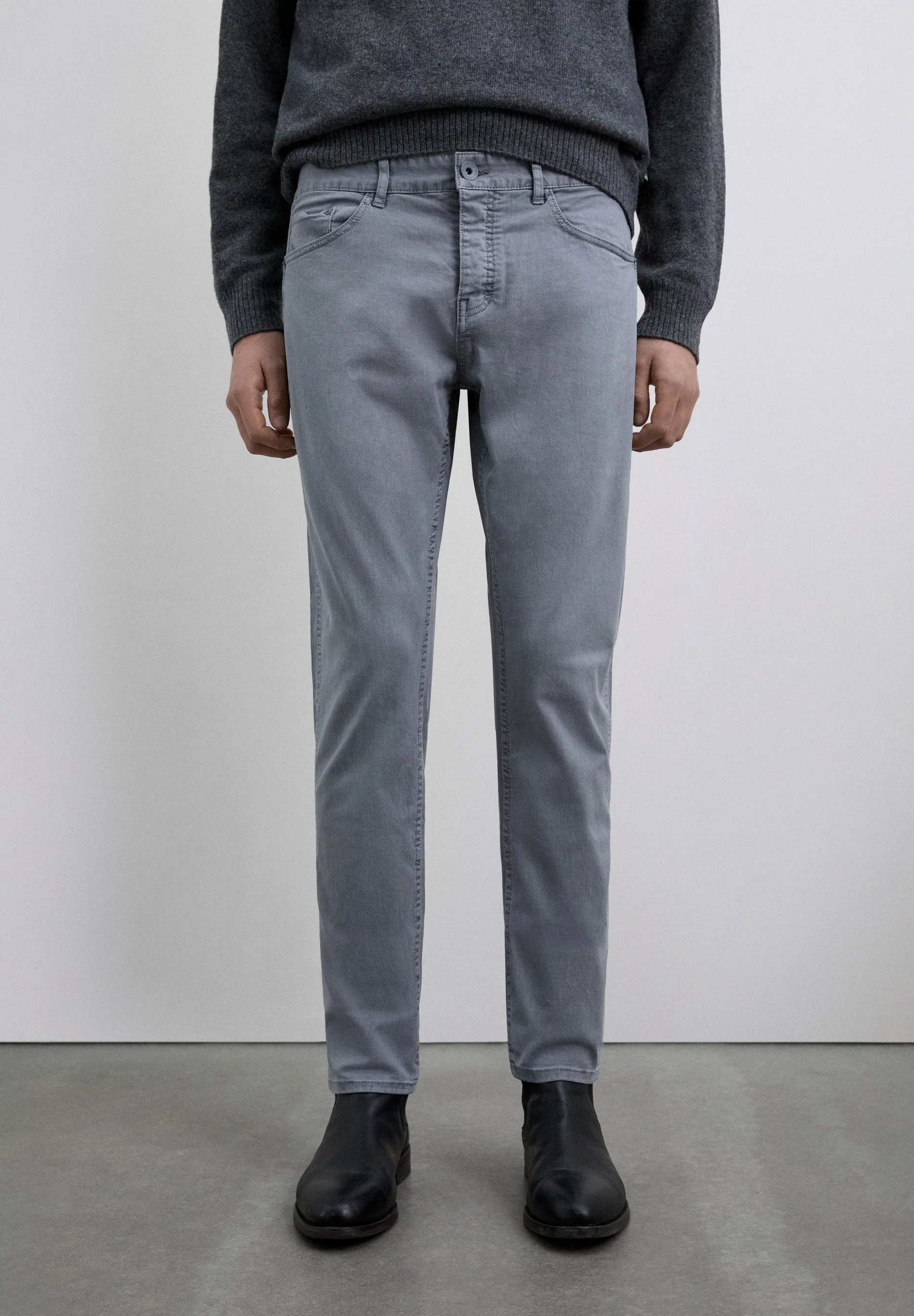 COTTON CHINO TROUSERS - Image 2