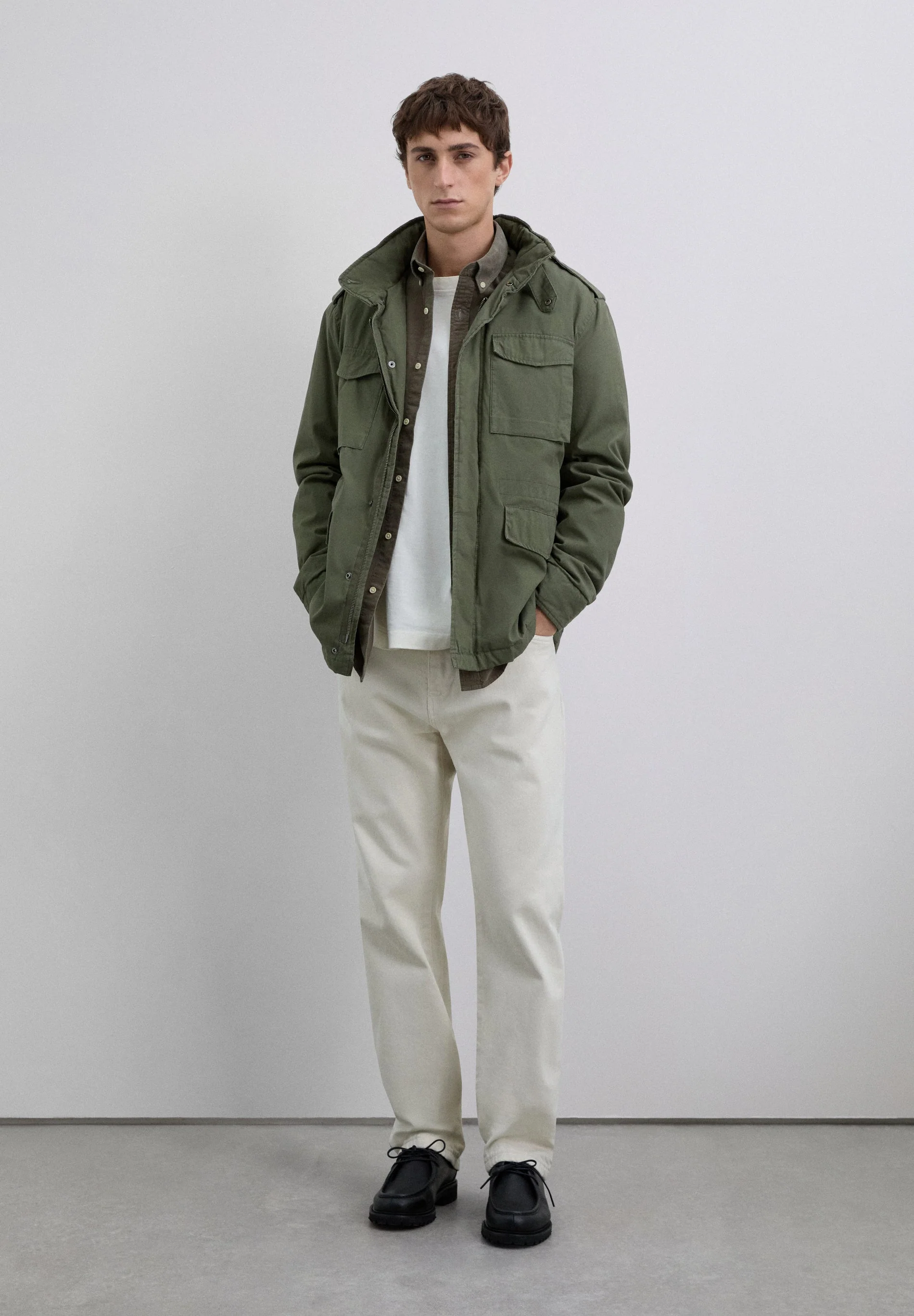 MILITARY HOODED JACKET - Image 2