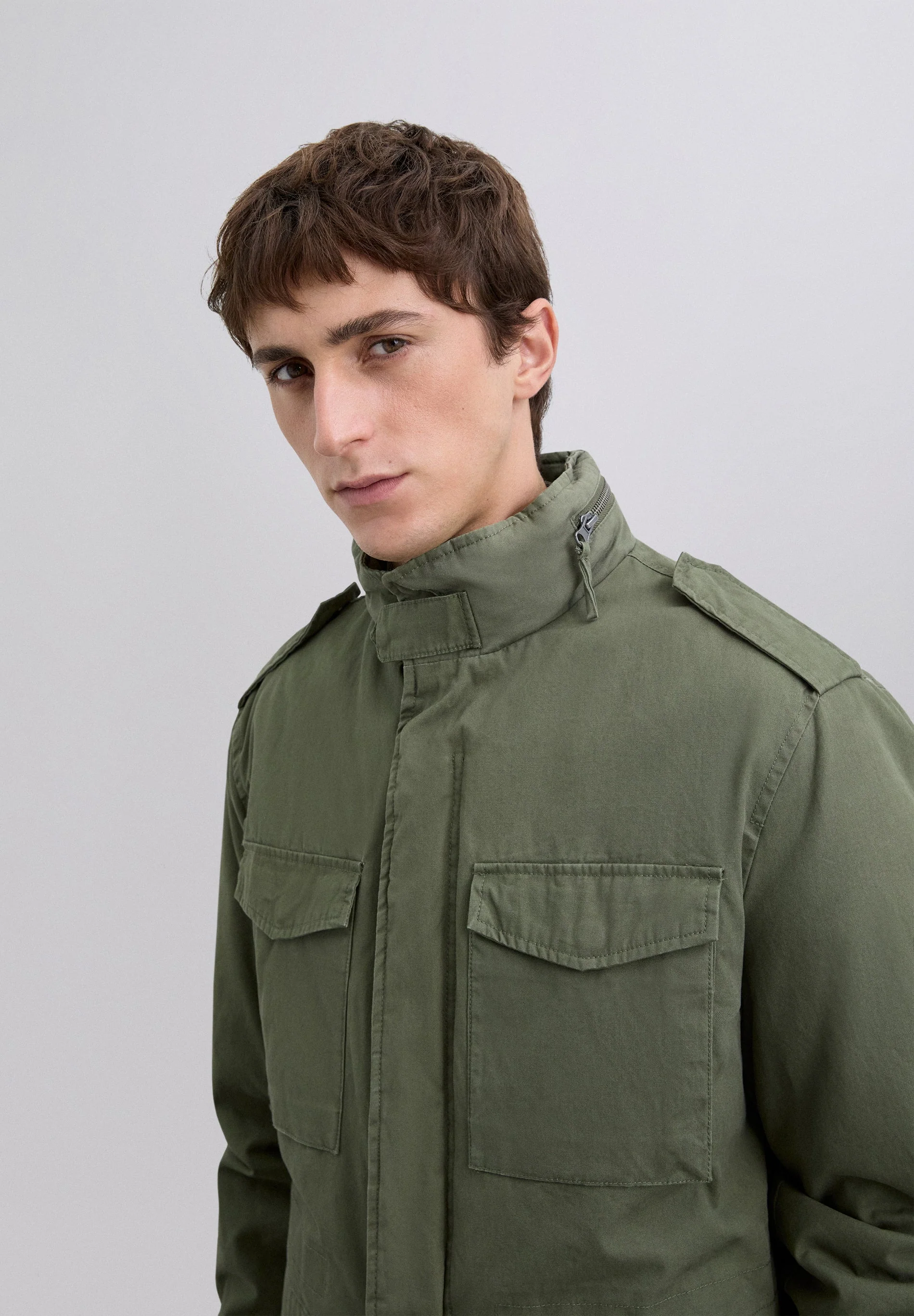 MILITARY HOODED JACKET - Image 5