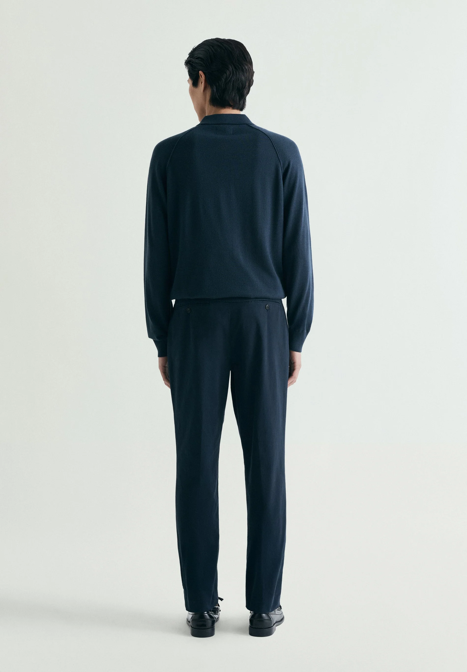 CHINO TROUSERS WITH DARTS - Image 4