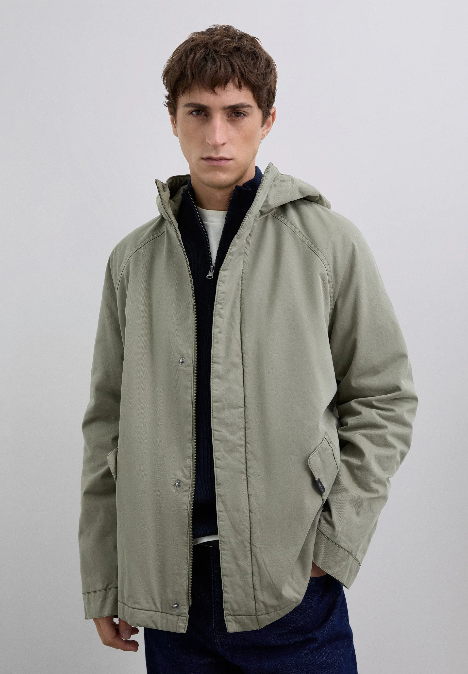 COTTON PARKA WITH HOOD - Image 3