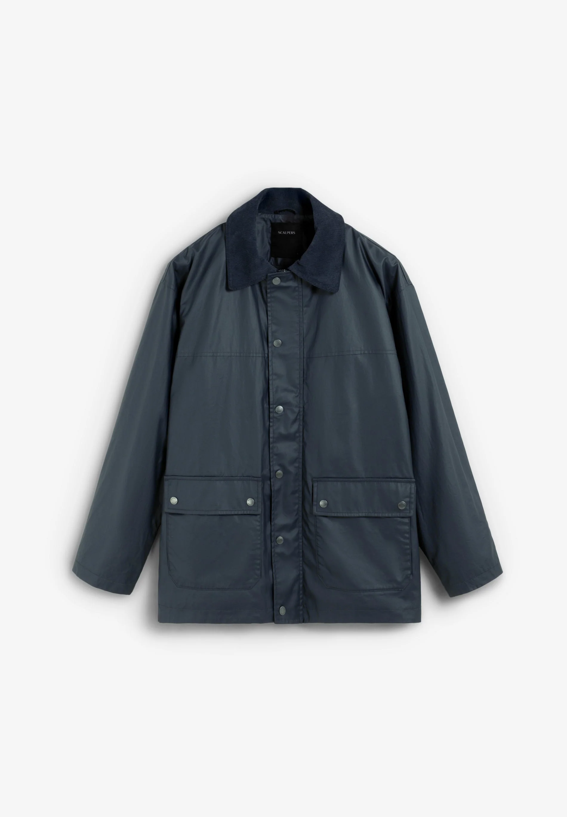 WAXED JACKET WITH SNAP BUTTONS - Image 6