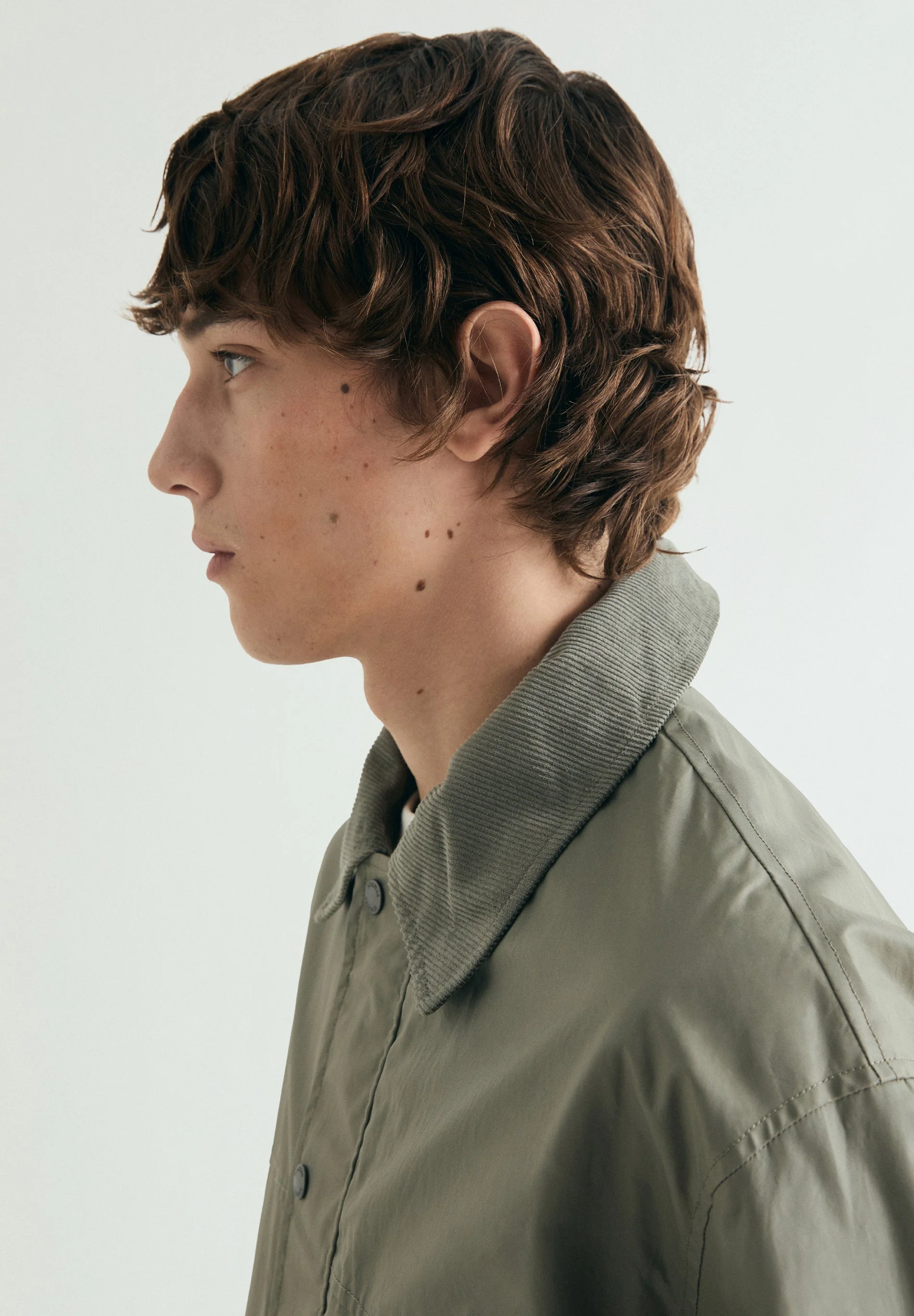 WAXED JACKET WITH SNAP BUTTONS - Image 3