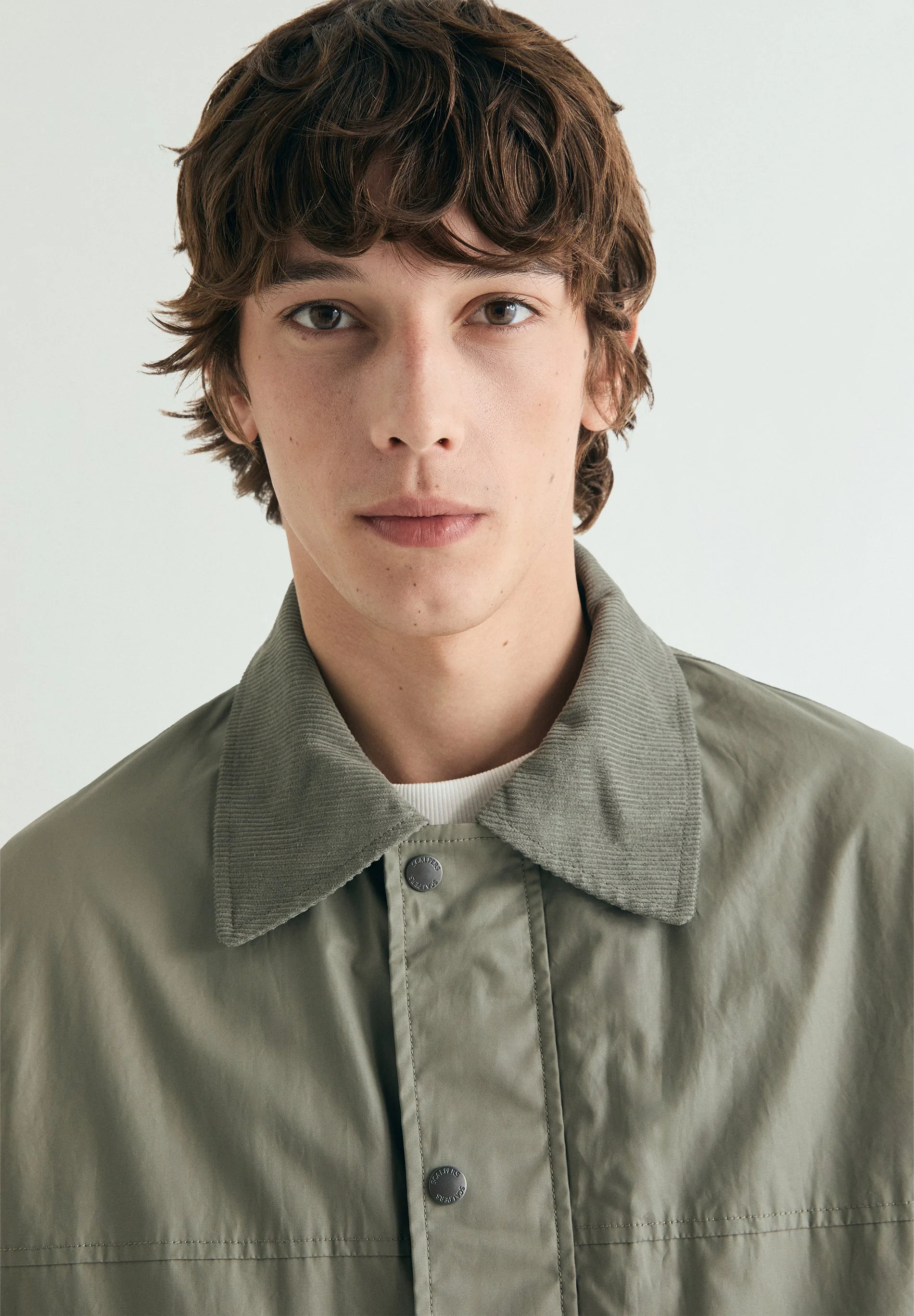 WAXED JACKET WITH SNAP BUTTONS - Image 4