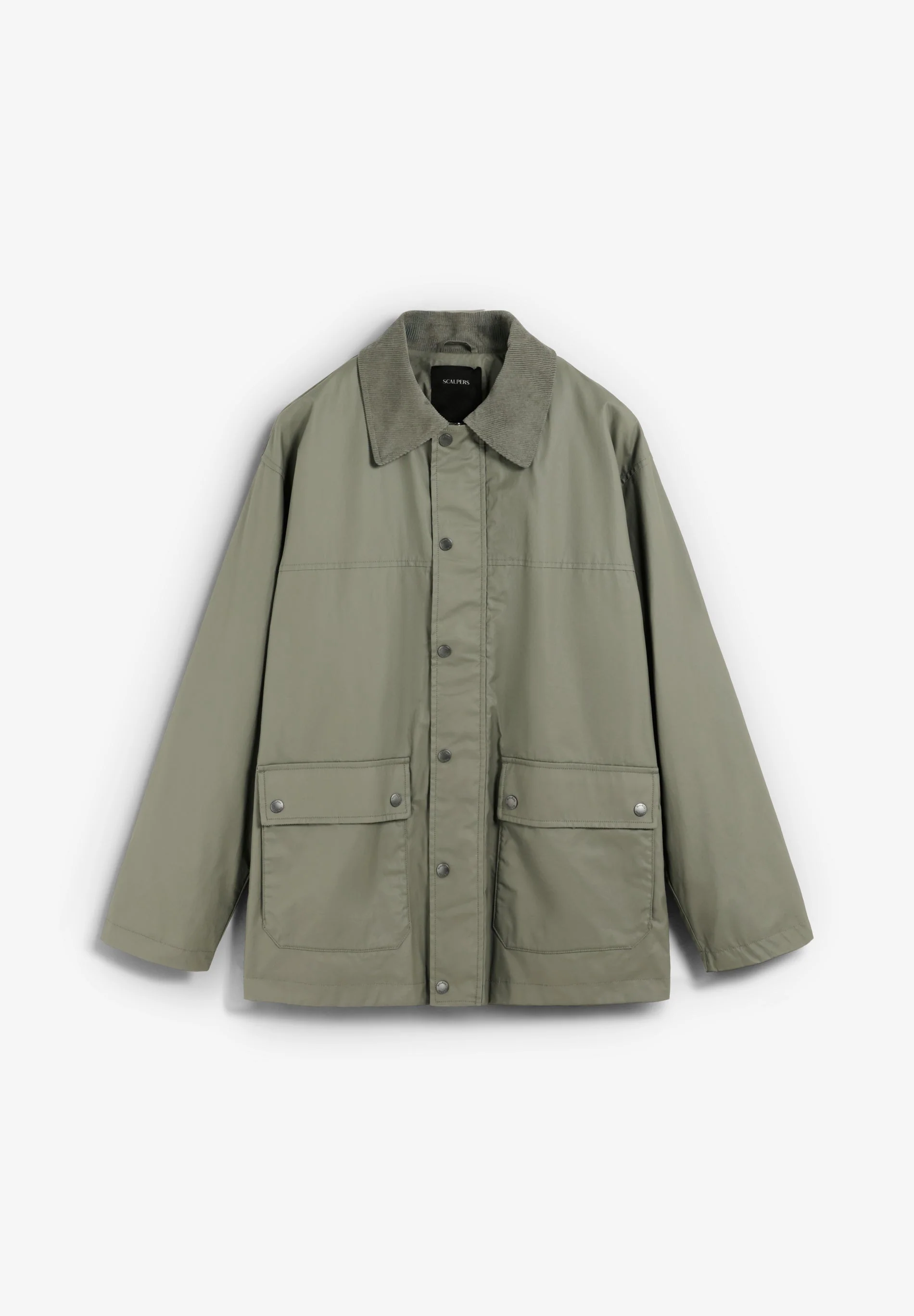 WAXED JACKET WITH SNAP BUTTONS - Image 6