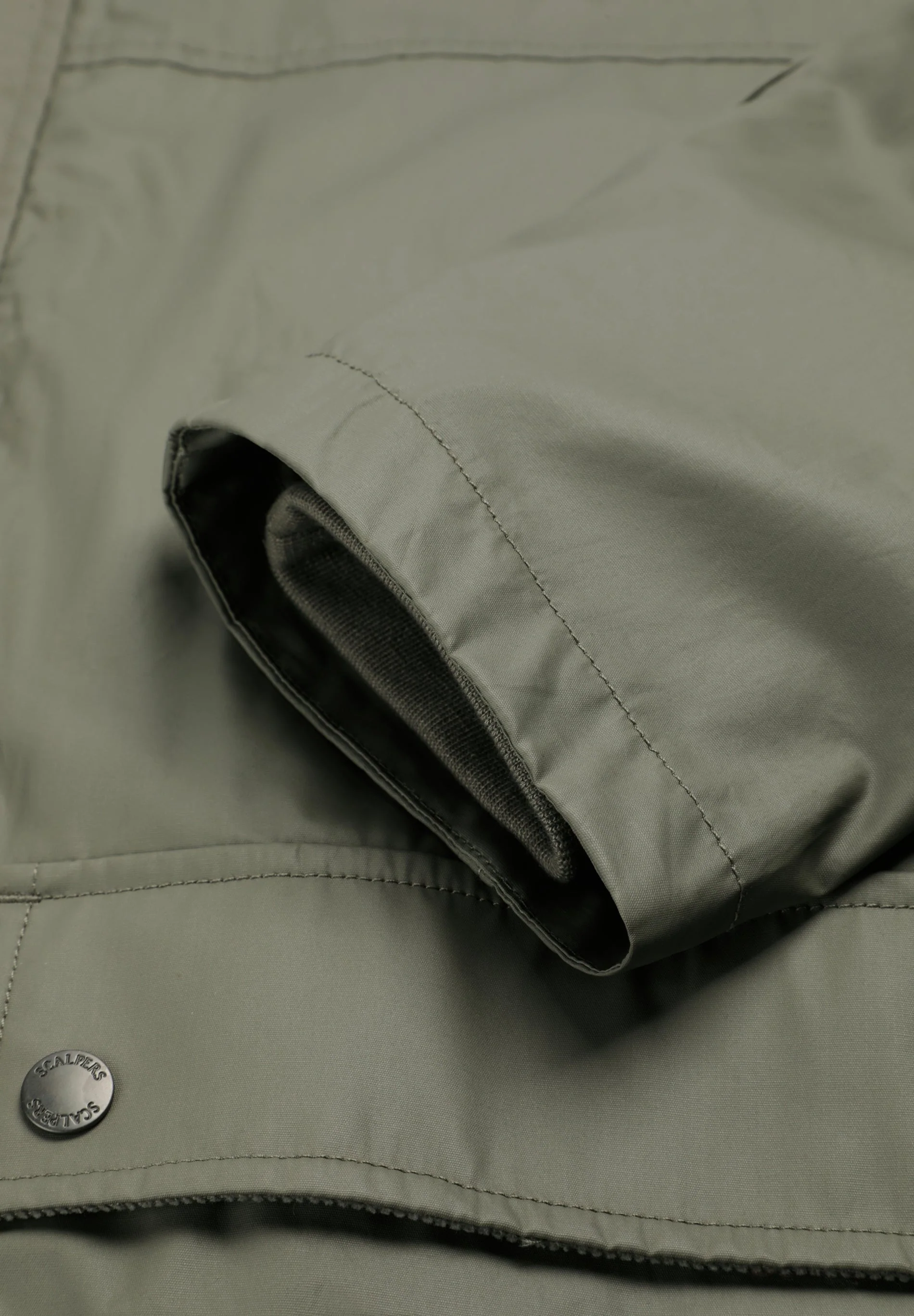 WAXED JACKET WITH SNAP BUTTONS - Image 9