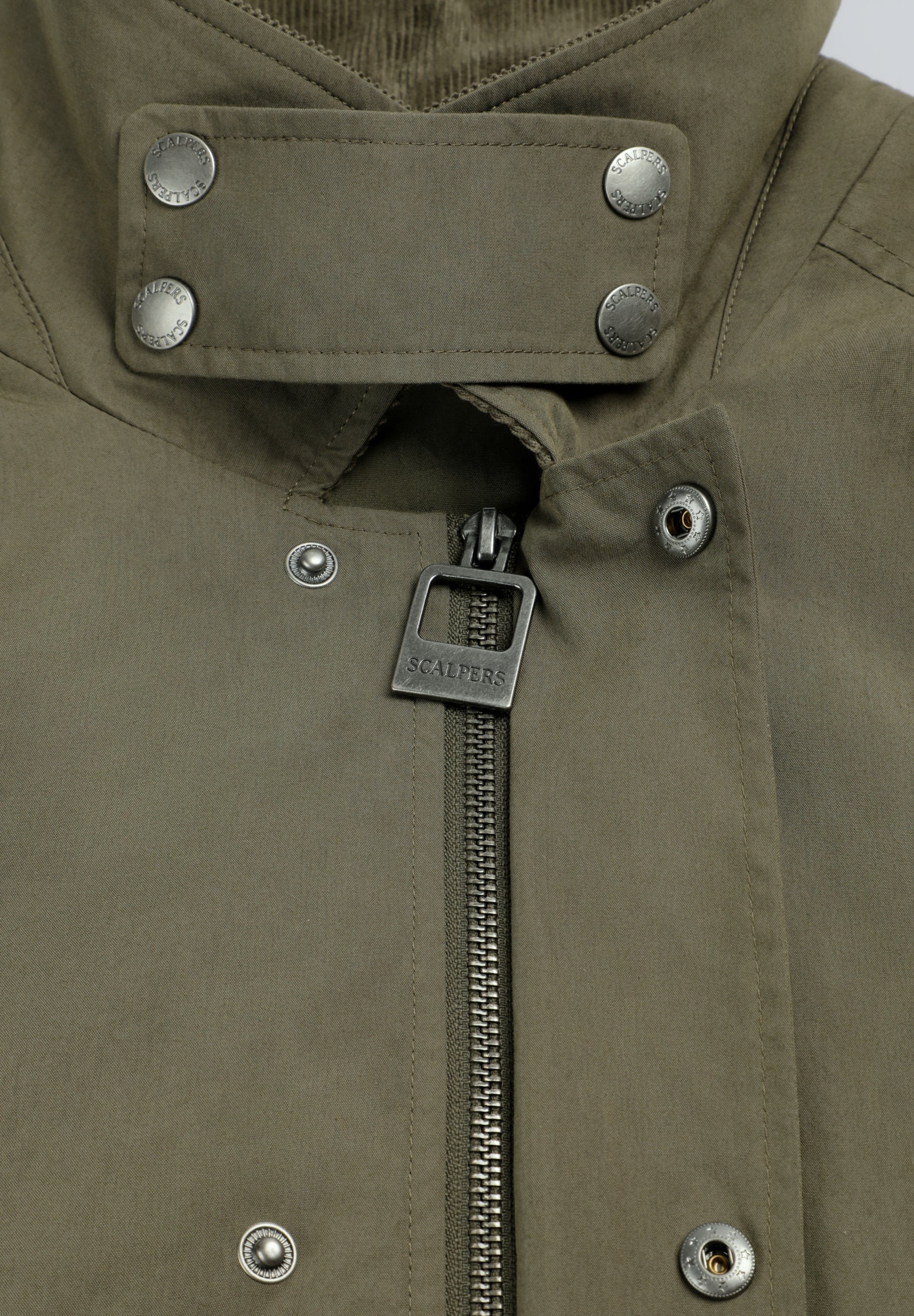 BOXY JACKET WITH CORDUROY COLLAR - Image 7
