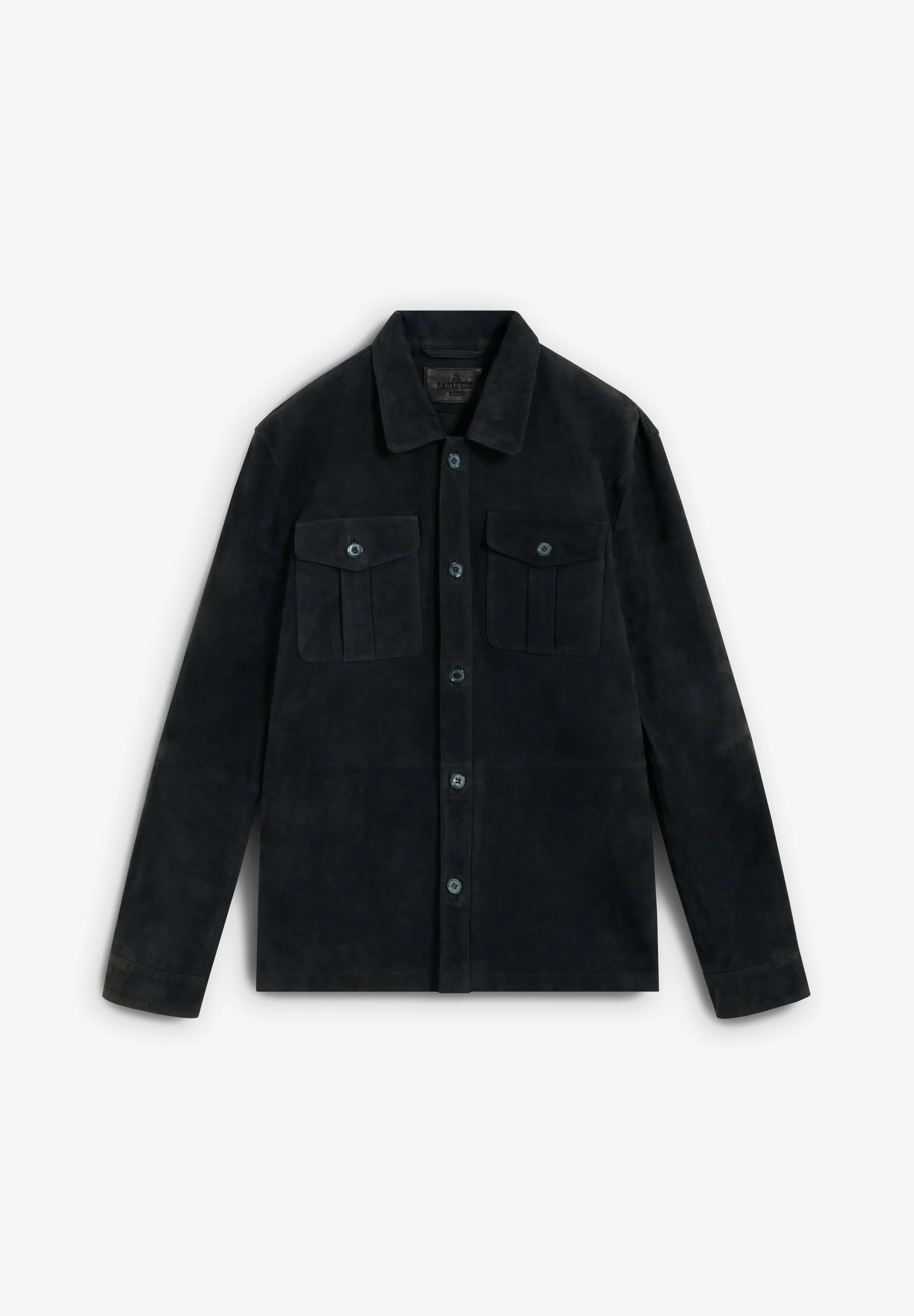 SUEDE OVERSHIRT WITH POCKETS - Image 5