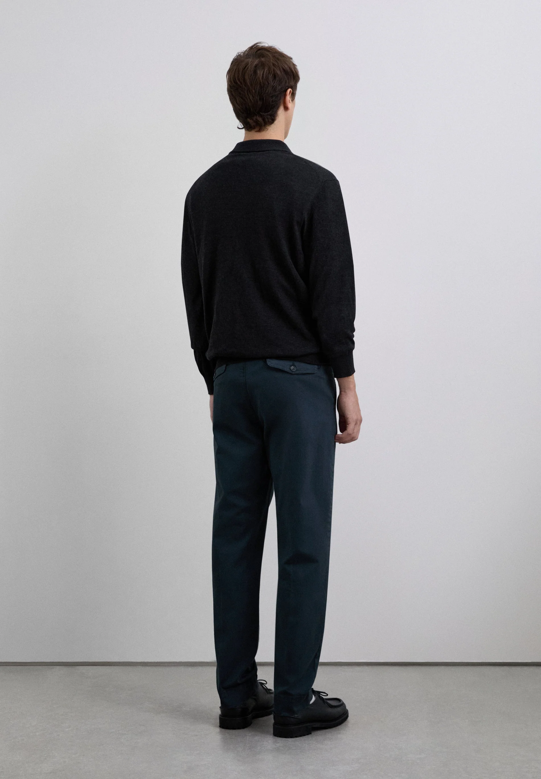 COTTON TROUSERS WITH DOUBLE DARTS - Image 5