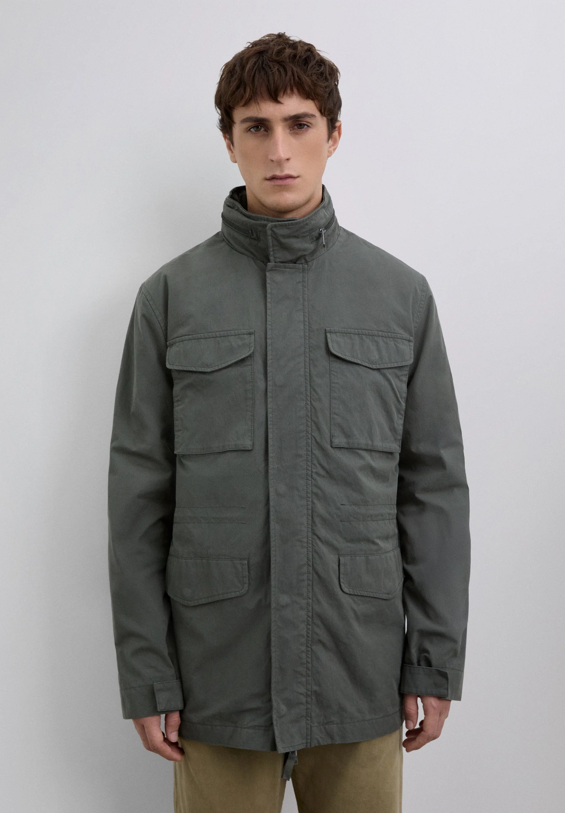 MILITARY PARKA WITH LOGO - Image 6