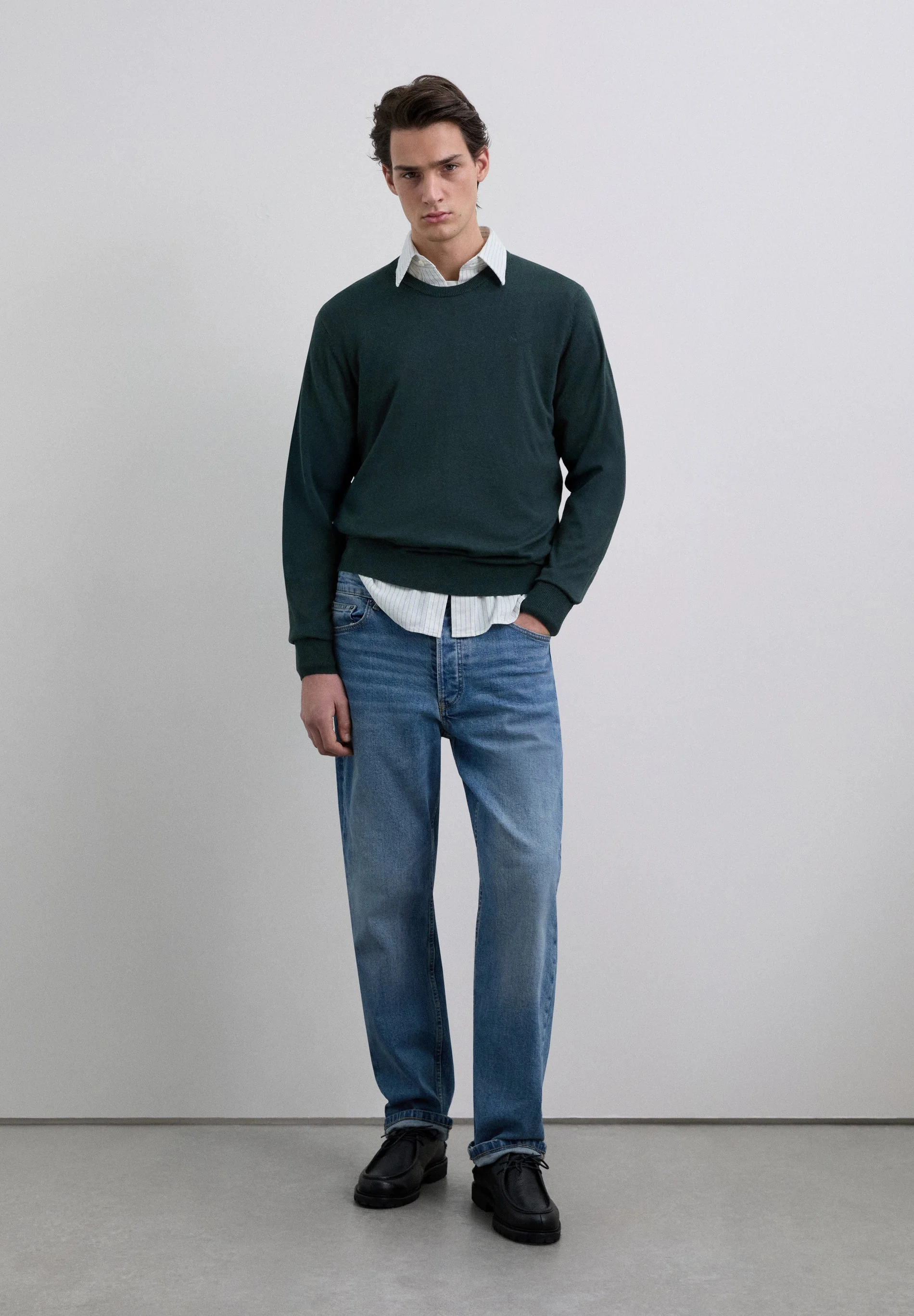SWEATER WITH EMBROIDERED SKULL - Image 2
