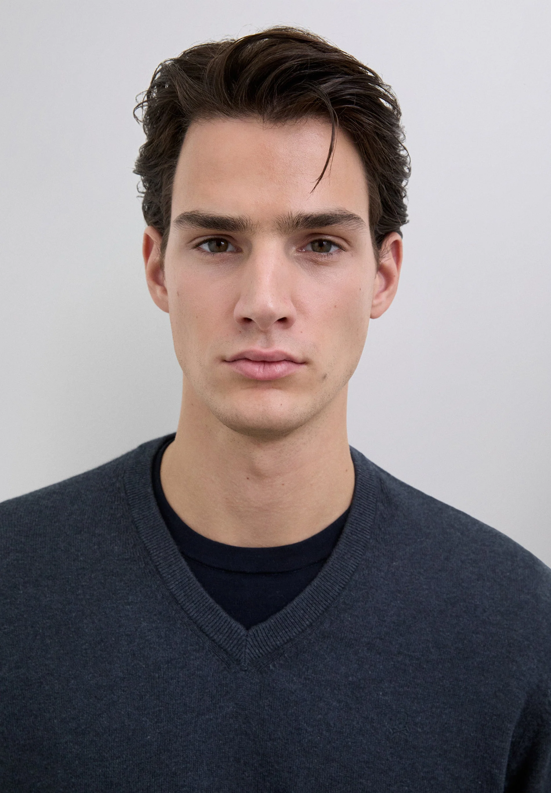 V-NECK SKULL SWEATER - Image 2