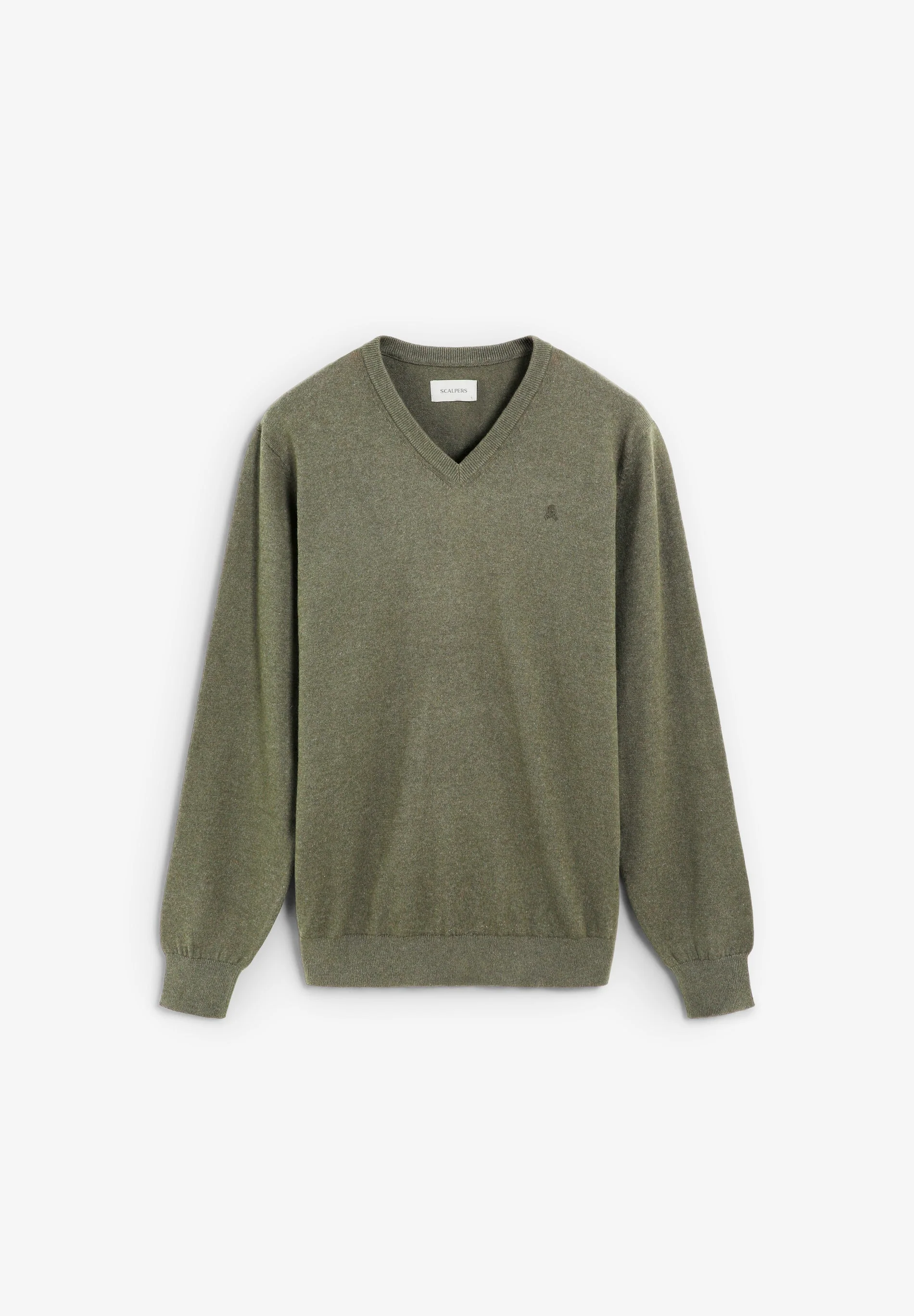 V-NECK SKULL SWEATER - Image 5