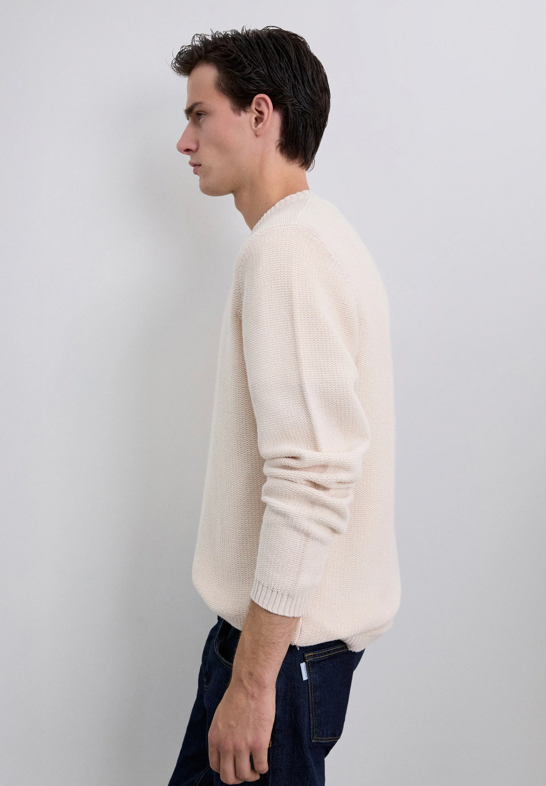 TEXTURED KNIT SWEATER - Image 2