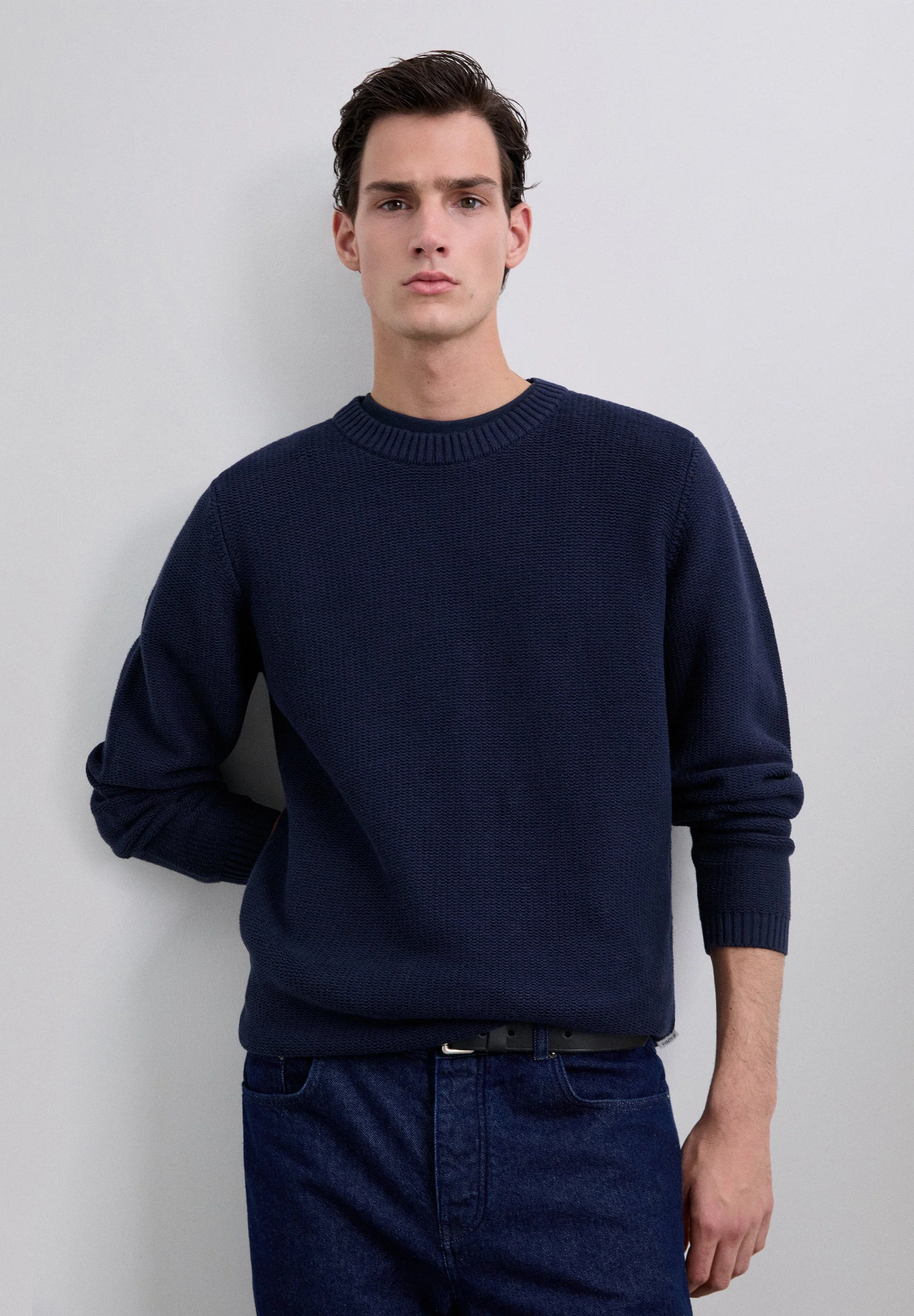 TEXTURED KNIT SWEATER - Image 4