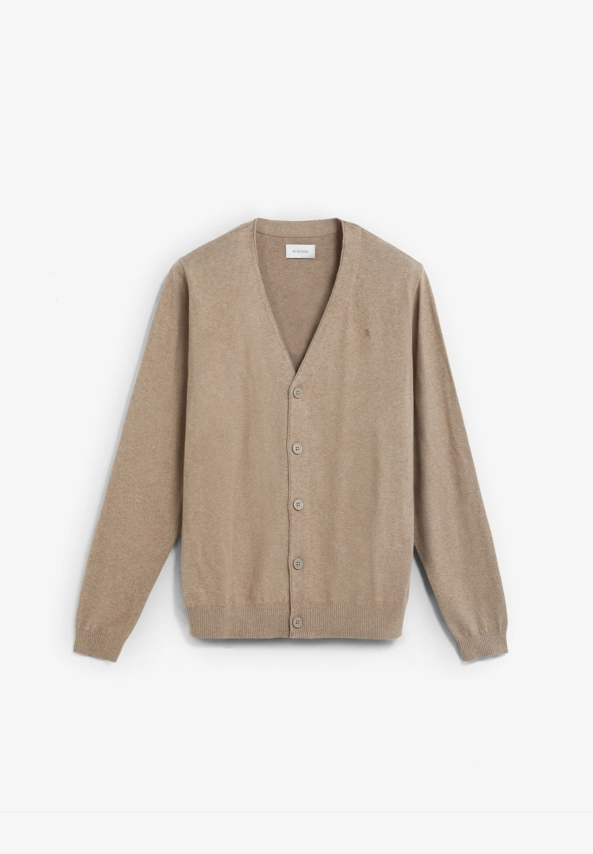 V-NECK CARDIGAN WITH SKULL - Image 5