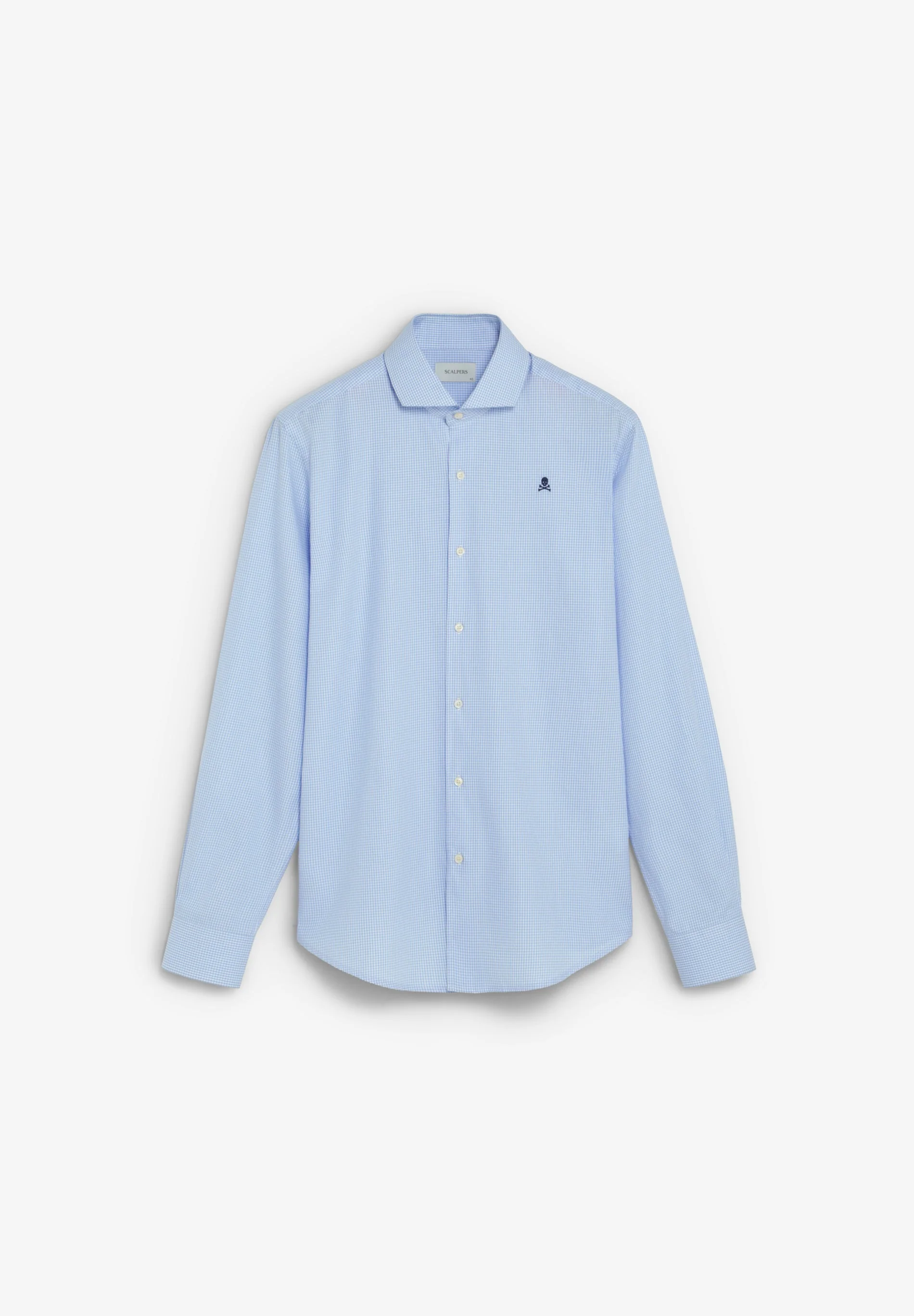 CHECKED SHIRT WITH CONTRAST EMBROIDERY - Image 4