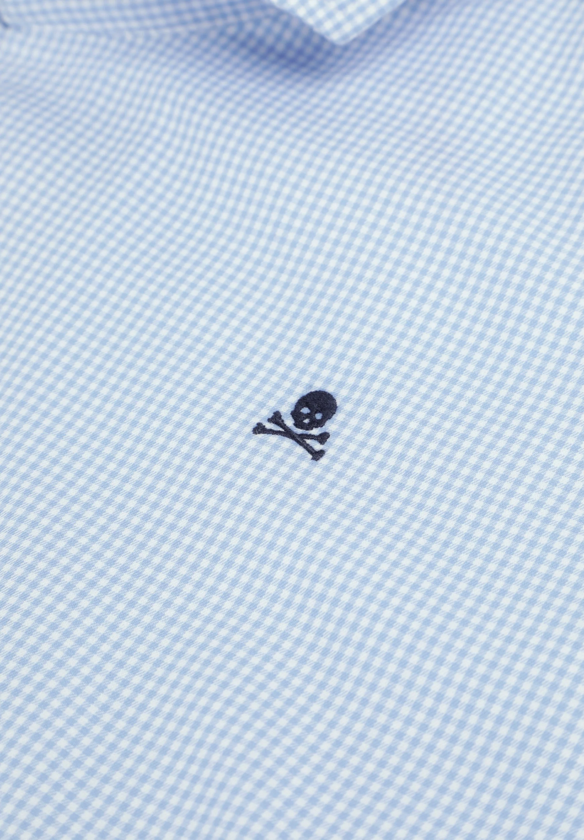 CHECKED SHIRT WITH CONTRAST EMBROIDERY - Image 7