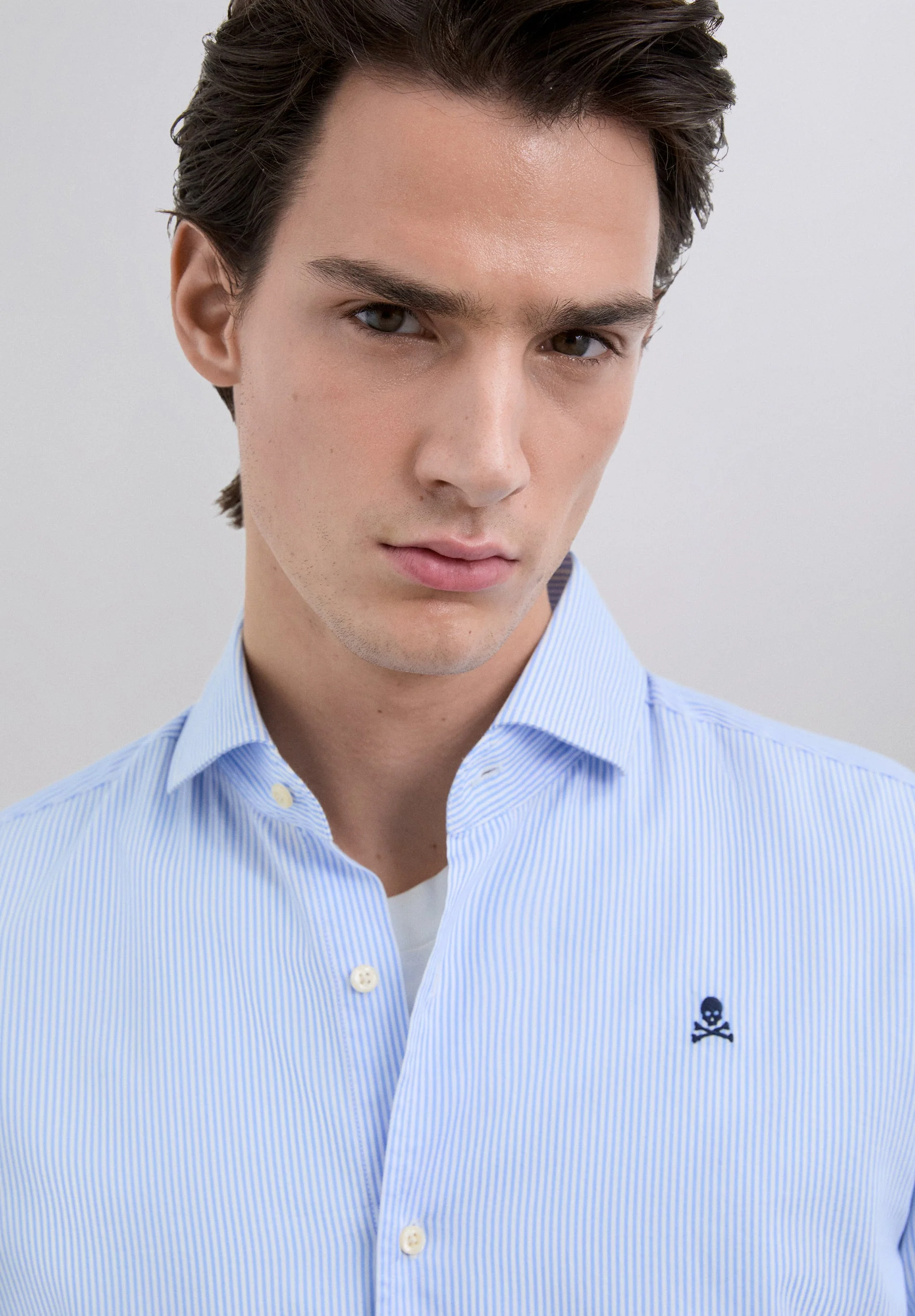 STRIPED SKULL SHIRT - Image 3