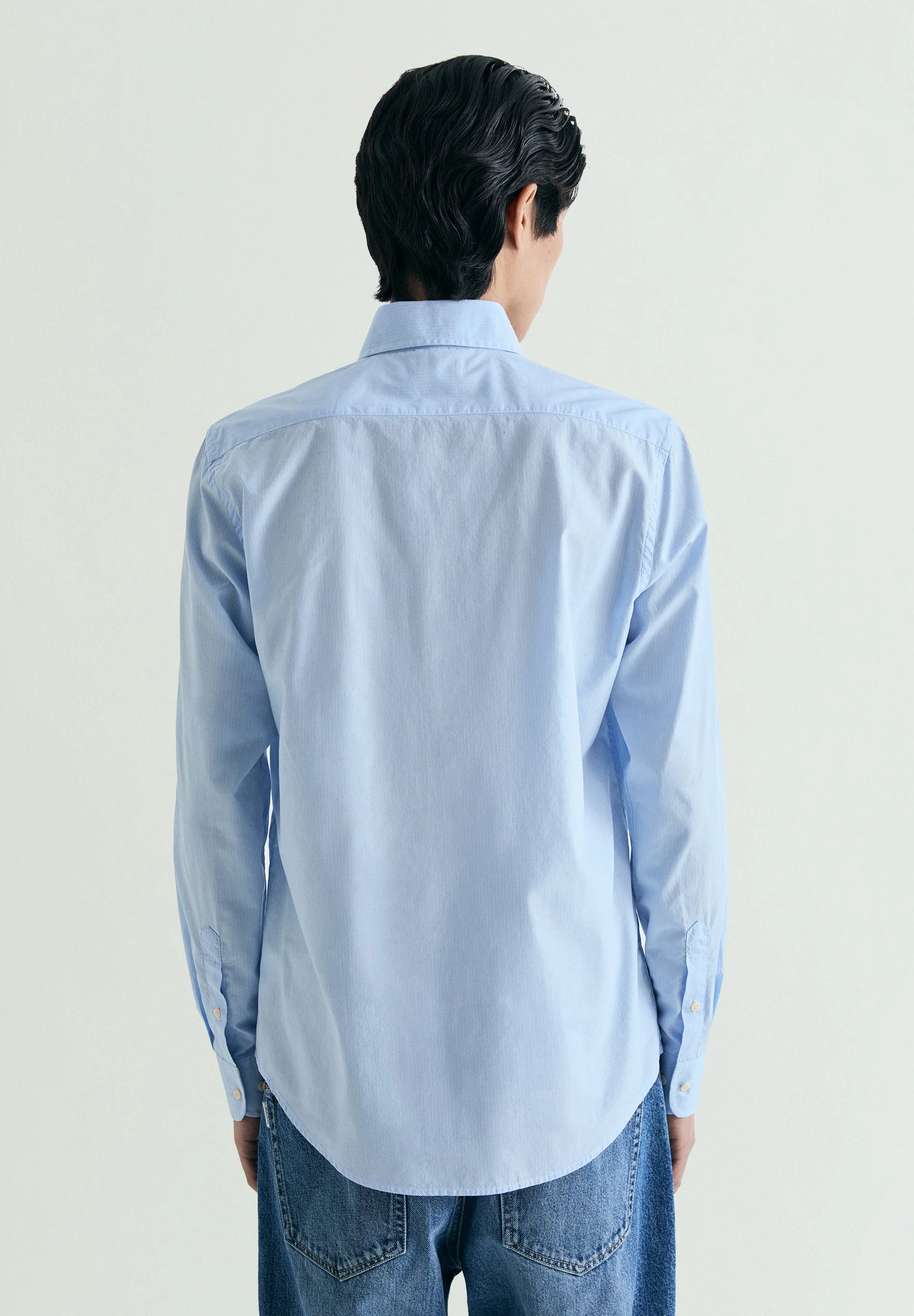 STRIPED SHIRT WITH CONTRAST EMBROIDERY - Image 5